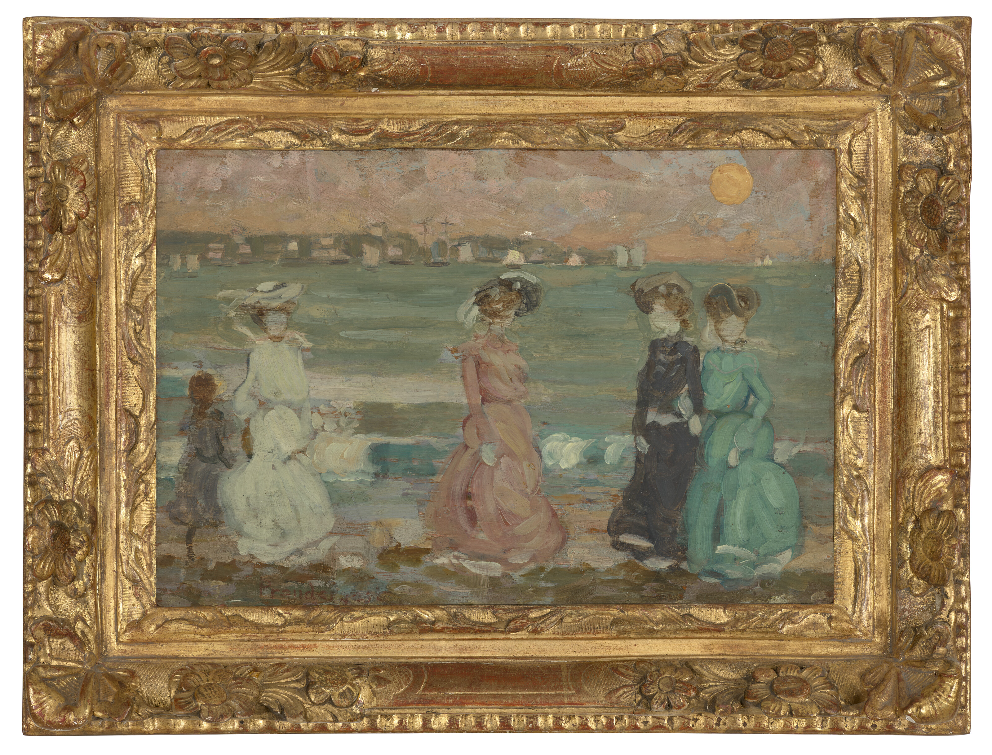 Maurice Brazil Prendergast — Набережная на берегу моря № 2, изображение 2