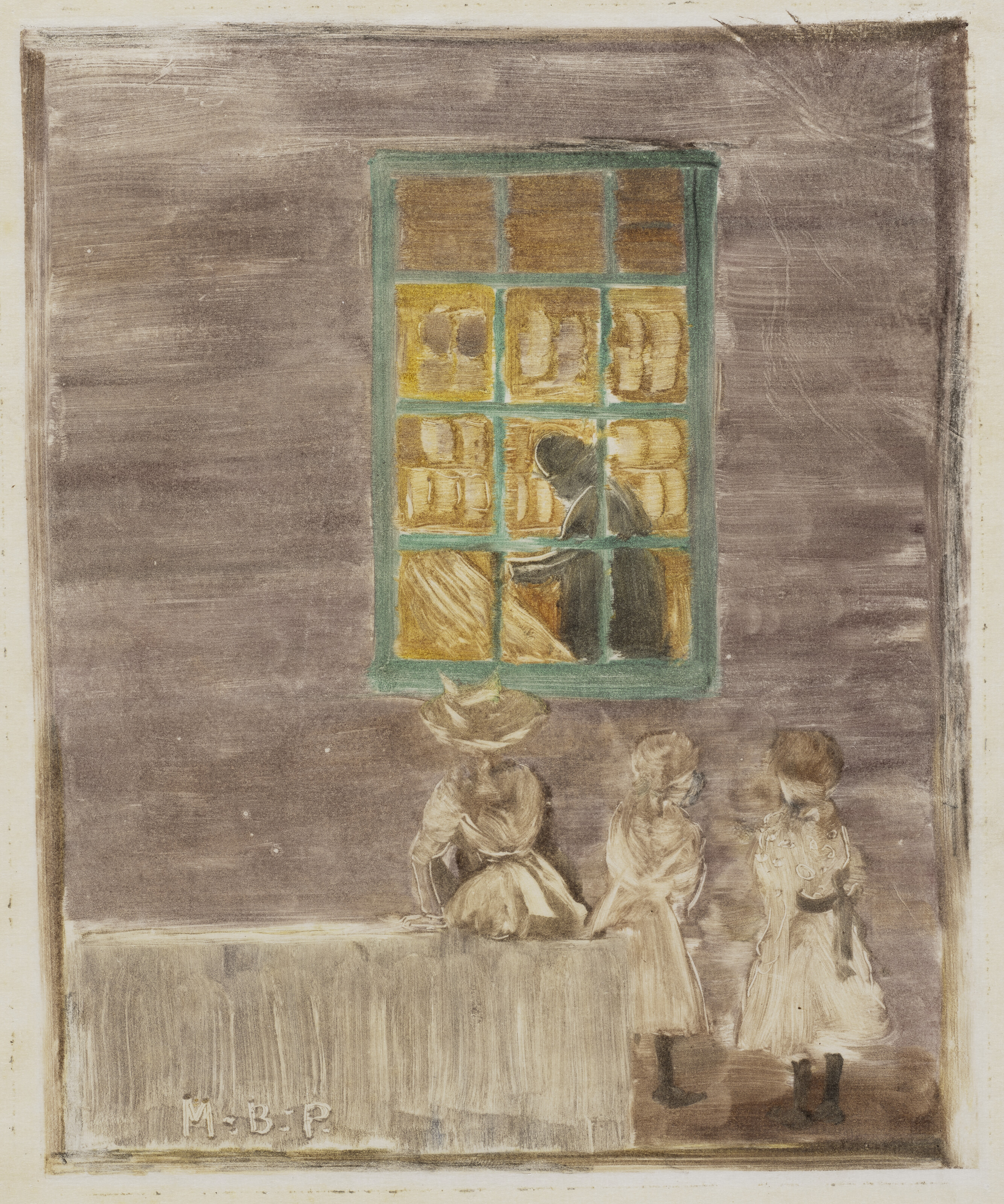 Maurice Brazil Prendergast — Тень (Дети у окна)