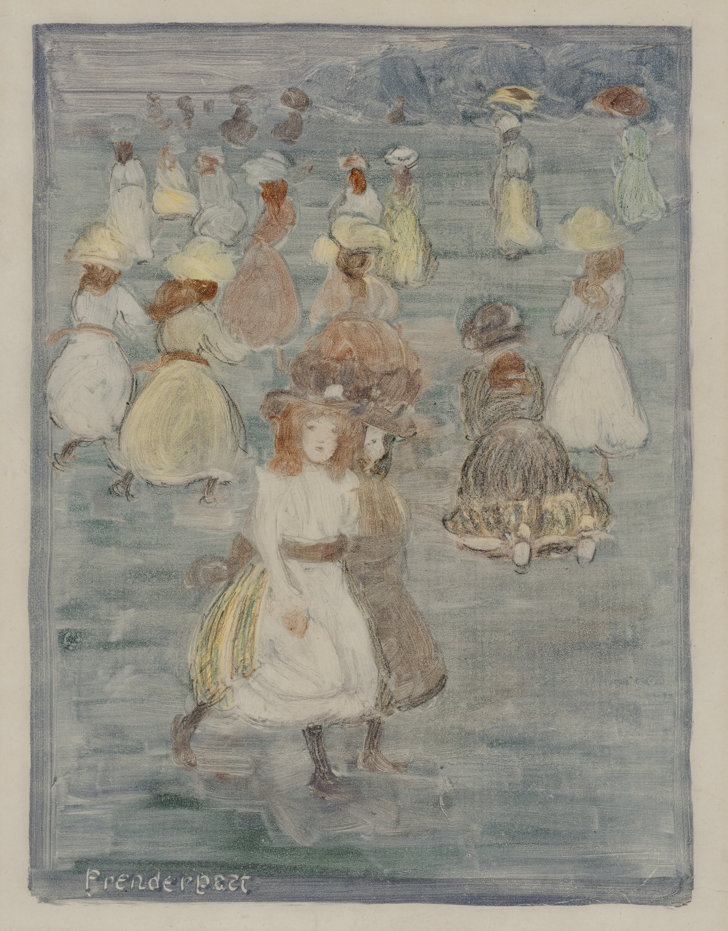 Maurice Brazil Prendergast — Майская вечеринка