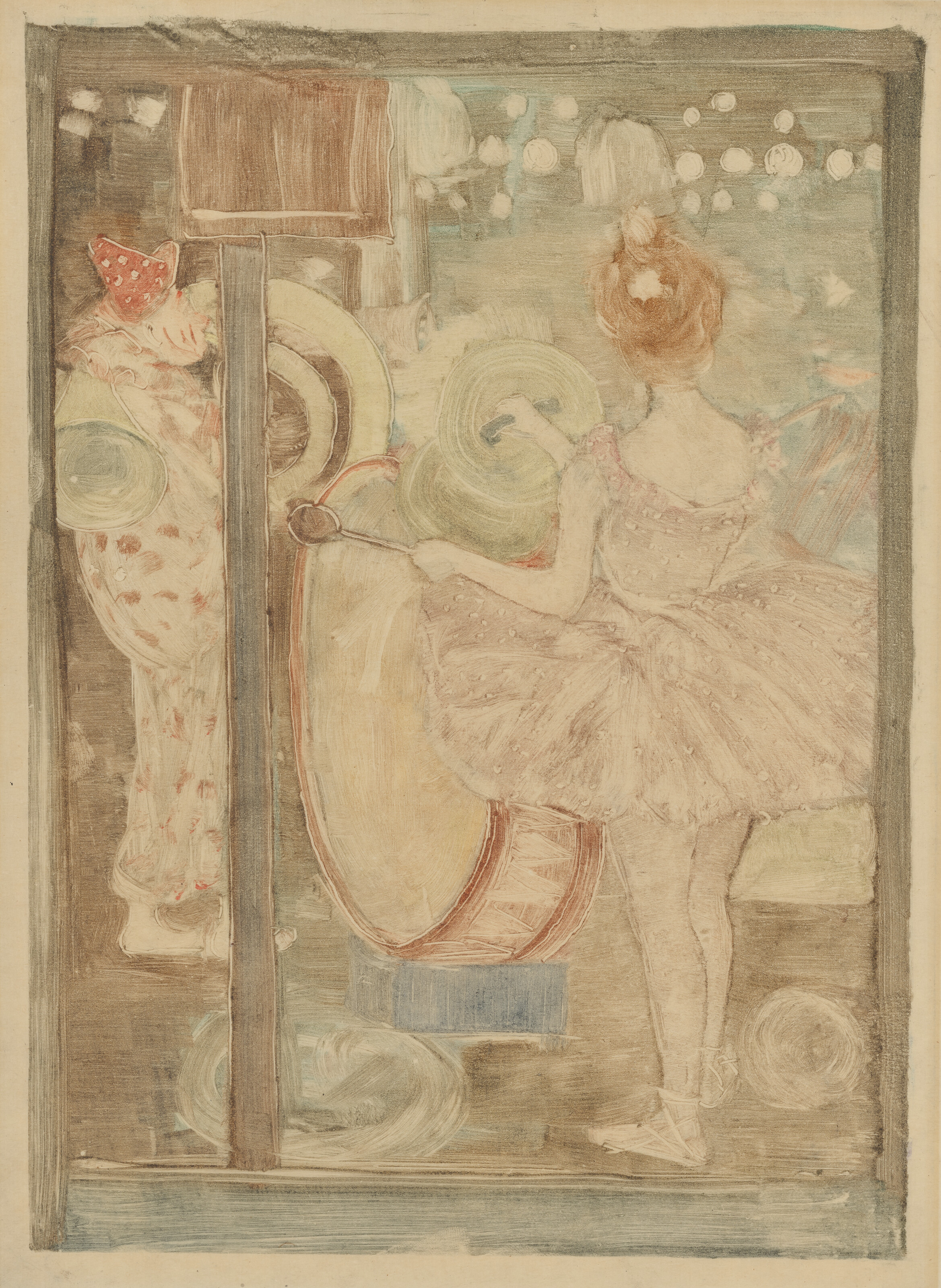 Maurice Brazil Prendergast — Цирковой оркестр (Circus Band (Nouveau Cirque, Париж))