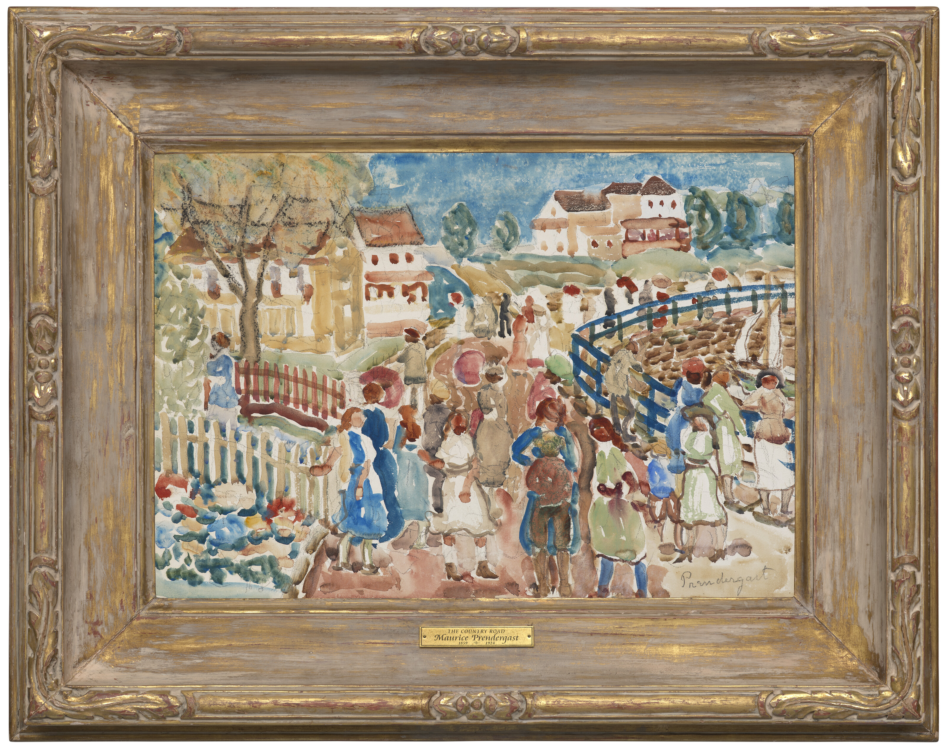 Maurice Brazil Prendergast — Кантри-лейн, Рокпорт, изображение 2