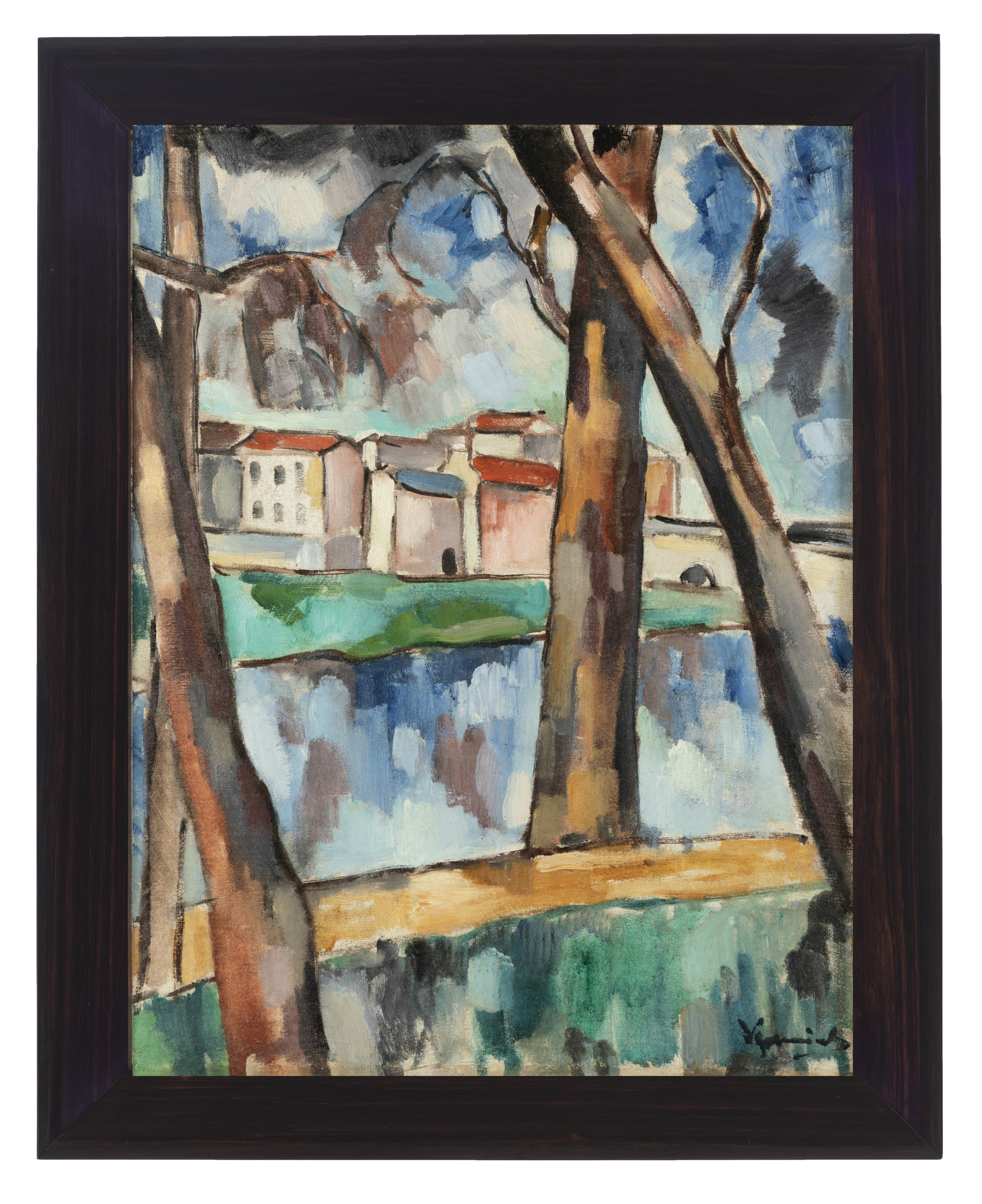 Maurice de Vlaminck — Дома на берегу моря, изображение 2