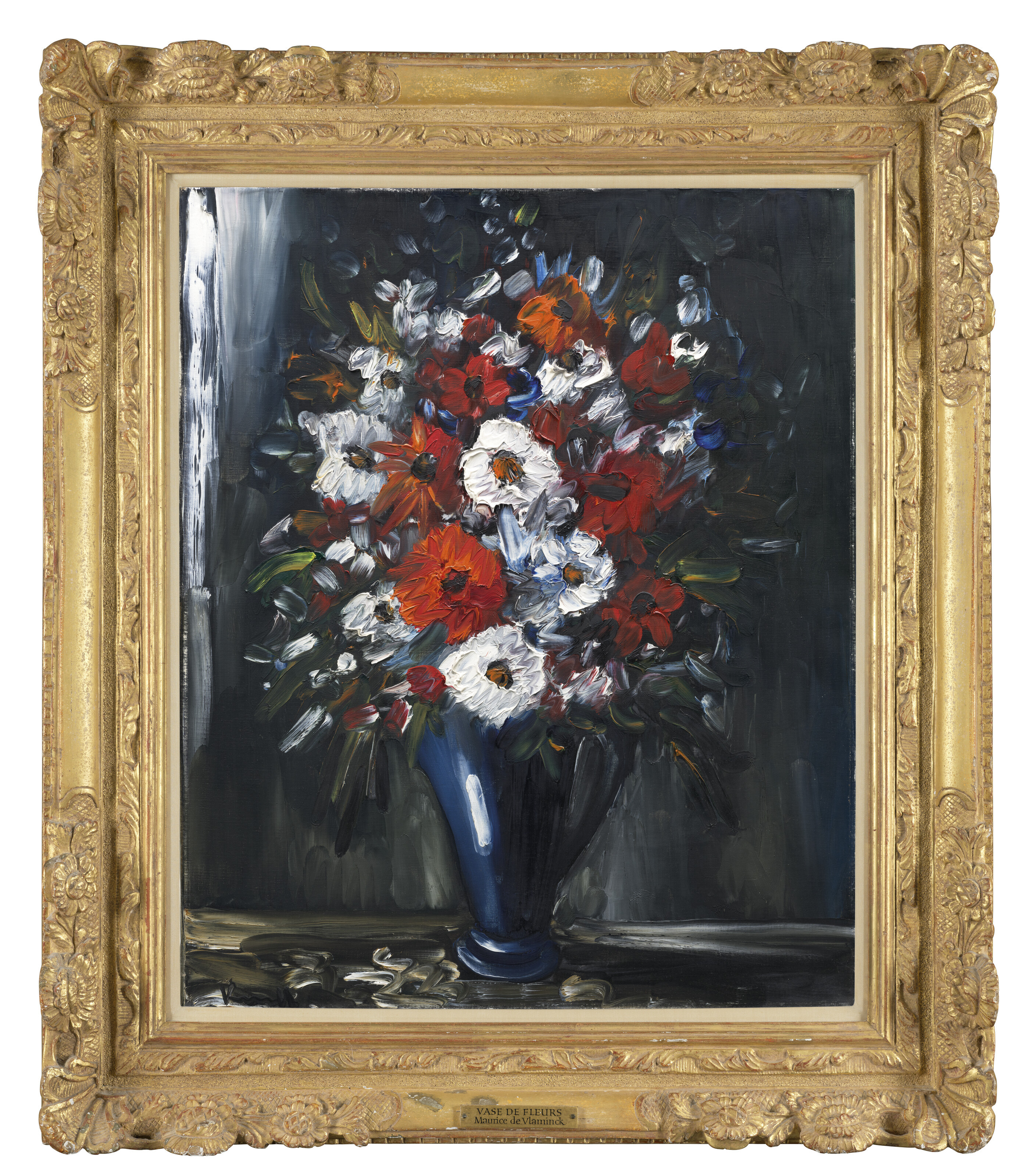Maurice de Vlaminck — Цветы, танцующие в голубой вазе, изображение 4