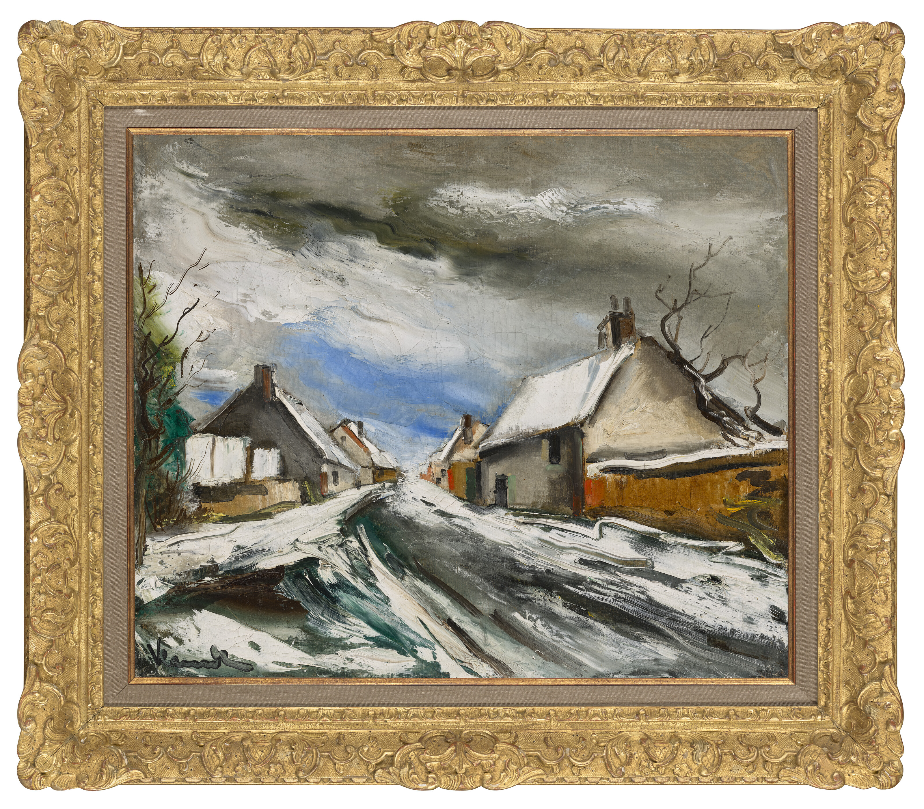 Maurice de Vlaminck — Улица деревни су-ла-неж, изображение 4