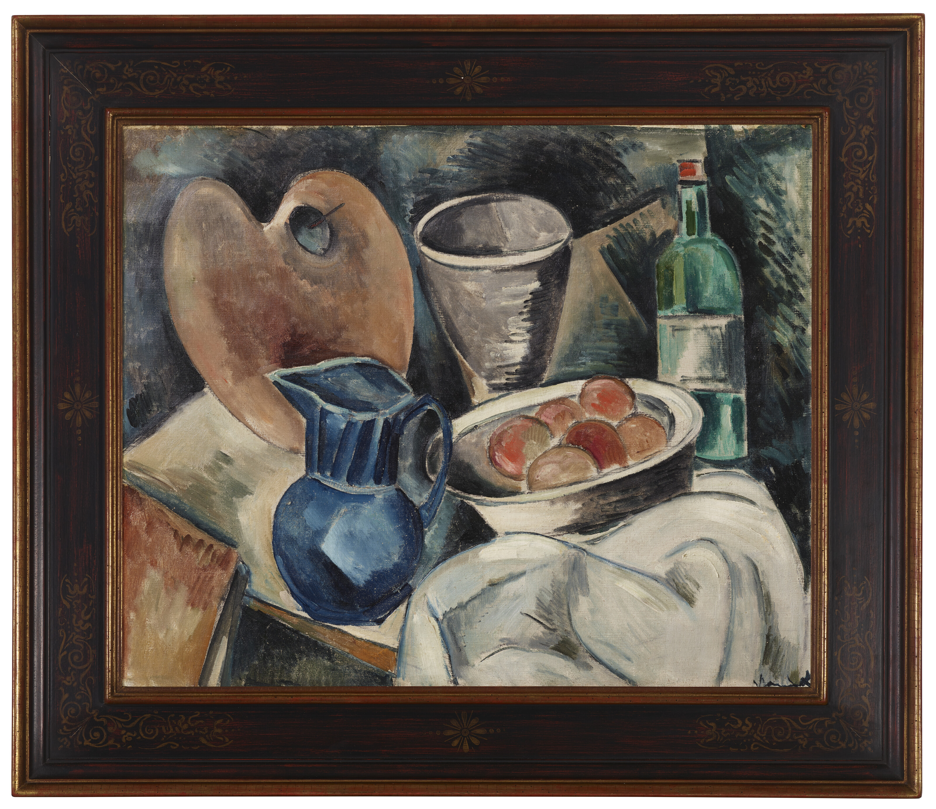 Maurice de Vlaminck — Смерть природы в сочетании с палитрой и фруктами, изображение 3