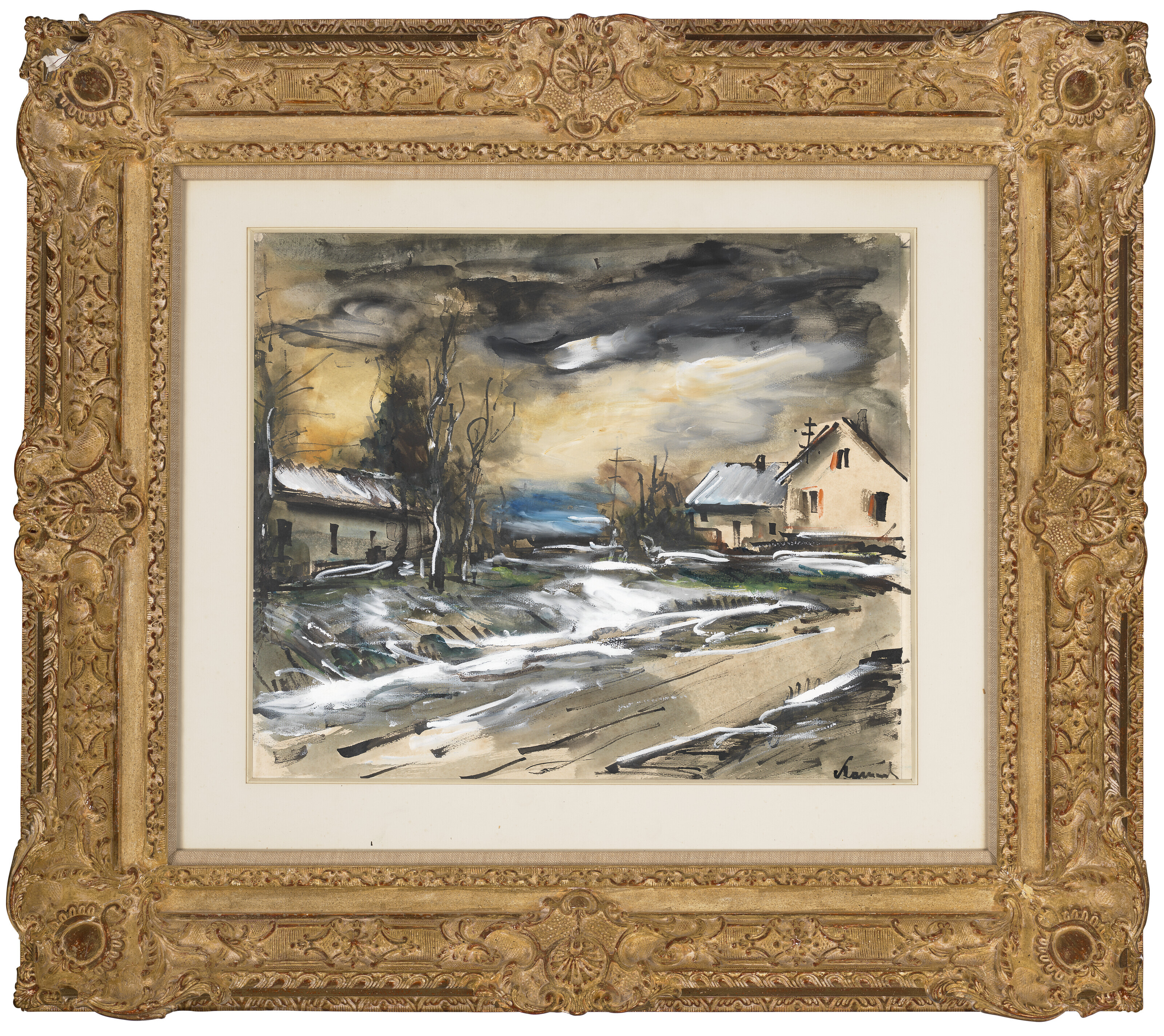 Maurice de Vlaminck — Деревенский пейзаж, изображение 2