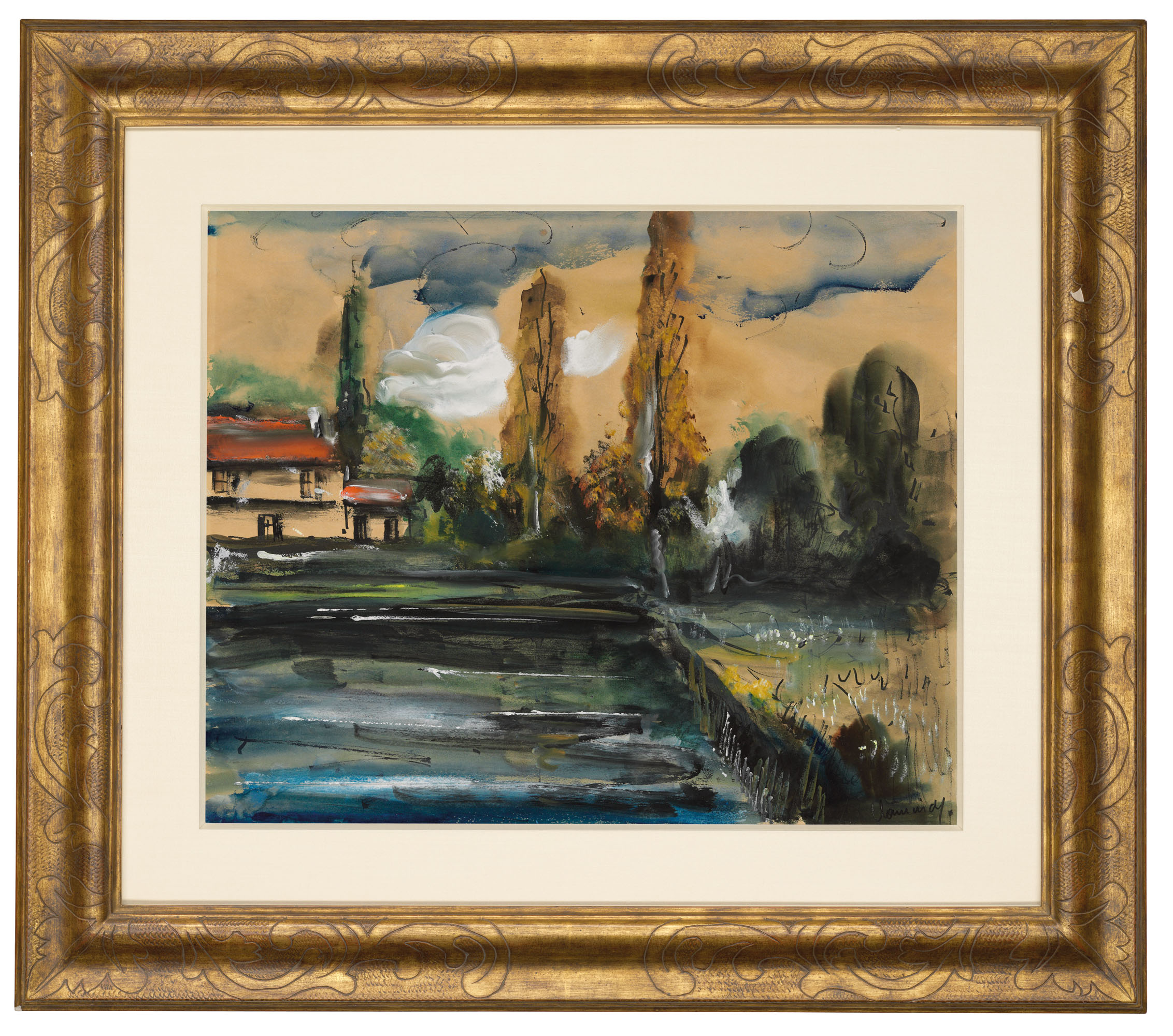 Maurice de Vlaminck — Деревня на границе двух стран, изображение 2