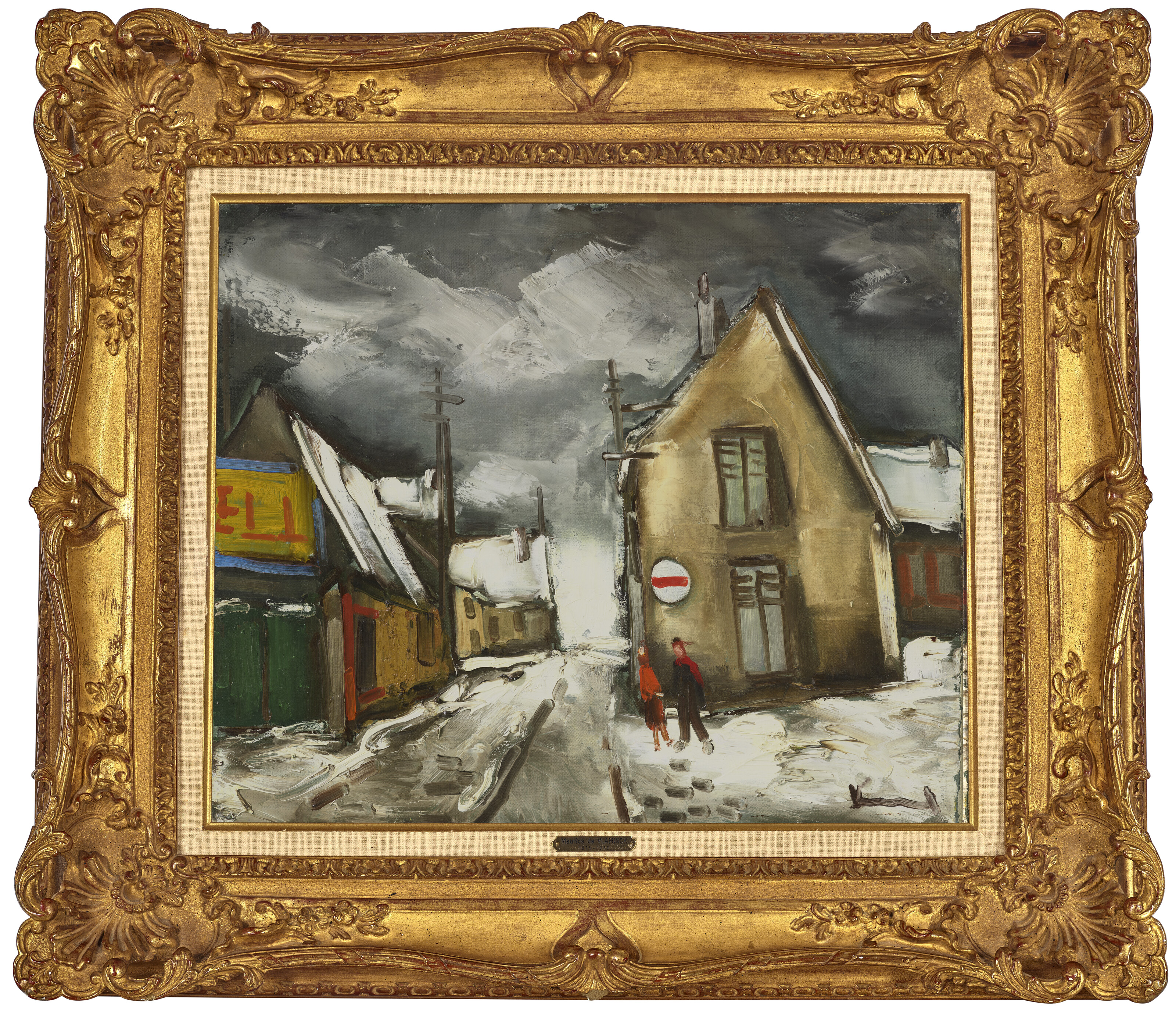 Maurice de Vlaminck — Деревня су-ла-неж, изображение 3