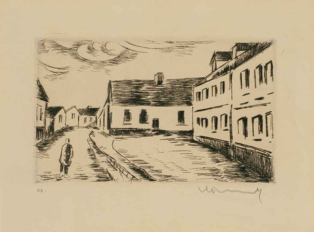 Maurice de Vlaminck — Вид на Гранд-рю, дополнительные "Лики домов" (Вальтерскирхен, 124)