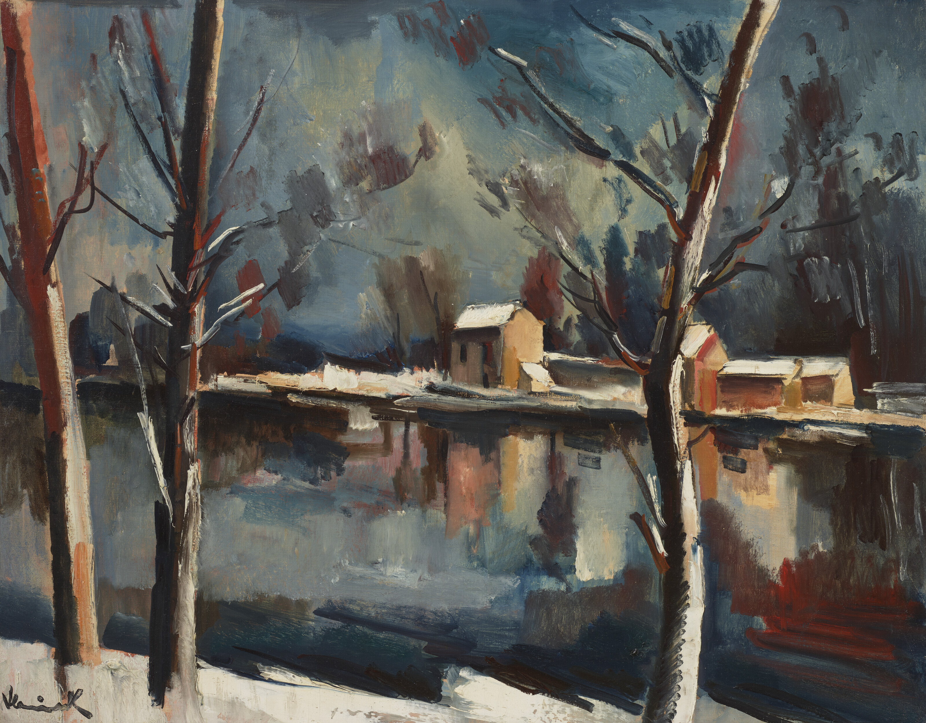 Maurice de Vlaminck — Ривьер-су-ла-неж