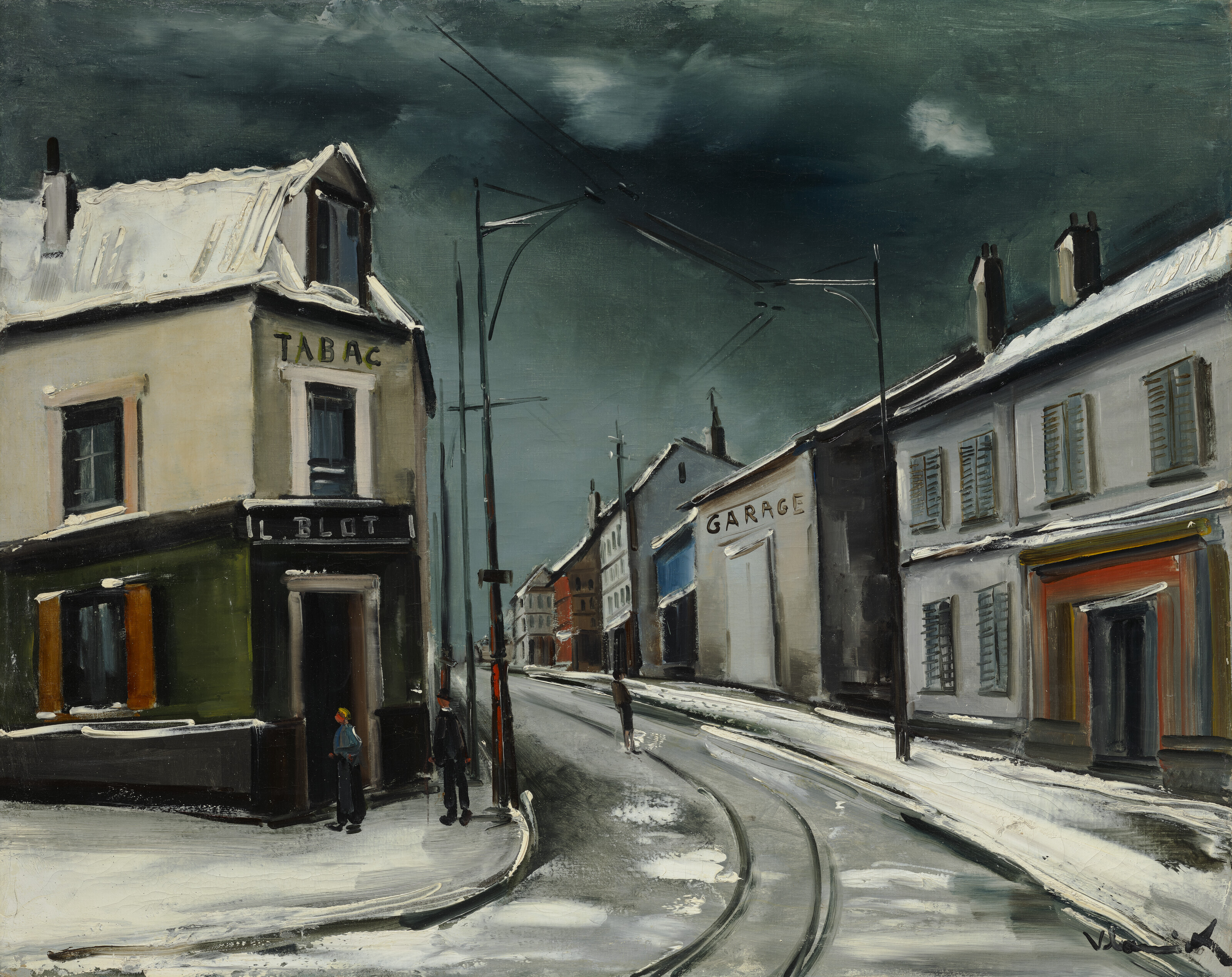 Maurice de Vlaminck — Деревня су-ла-неж