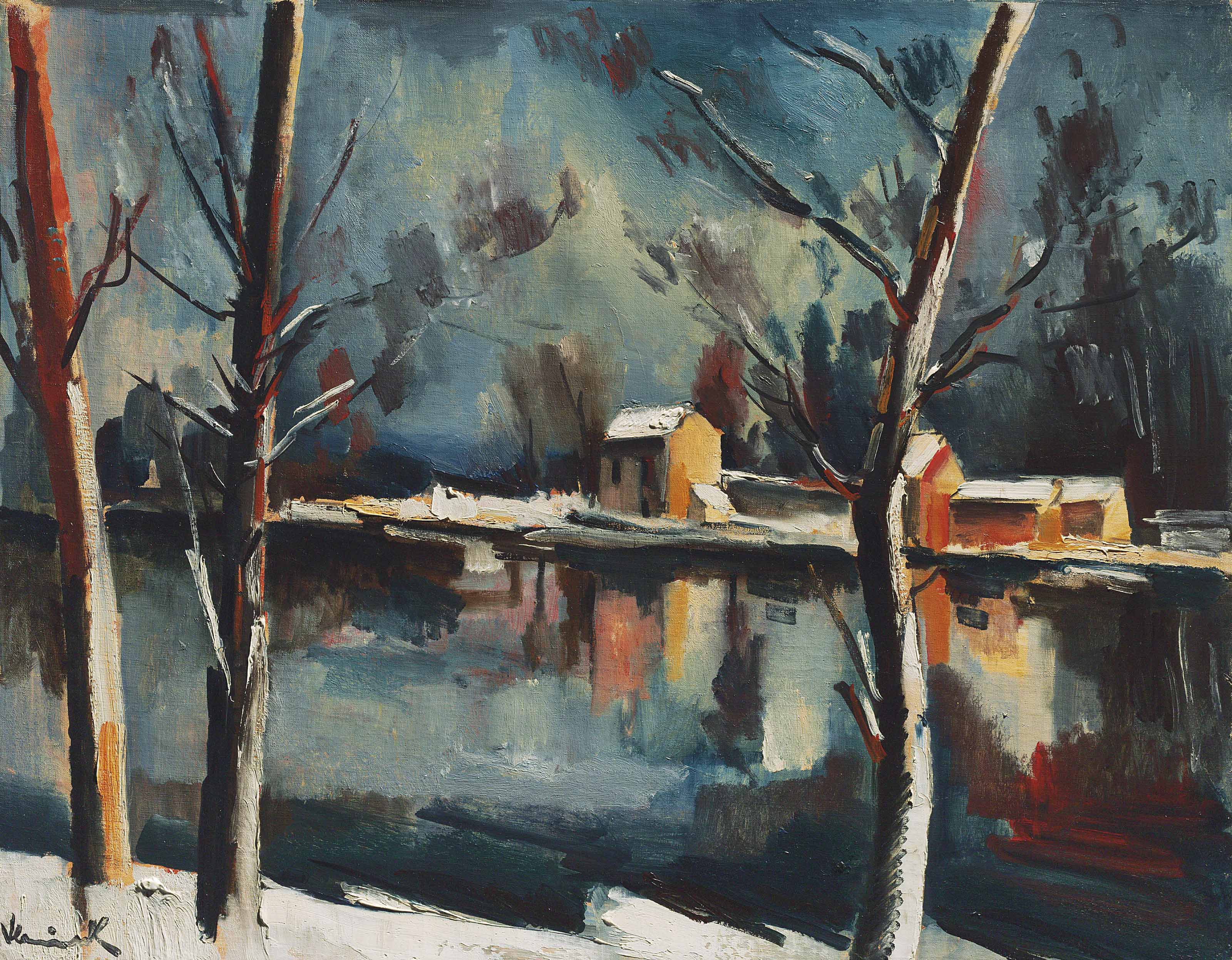 Maurice de Vlaminck — Ривьер-су-ла-неж