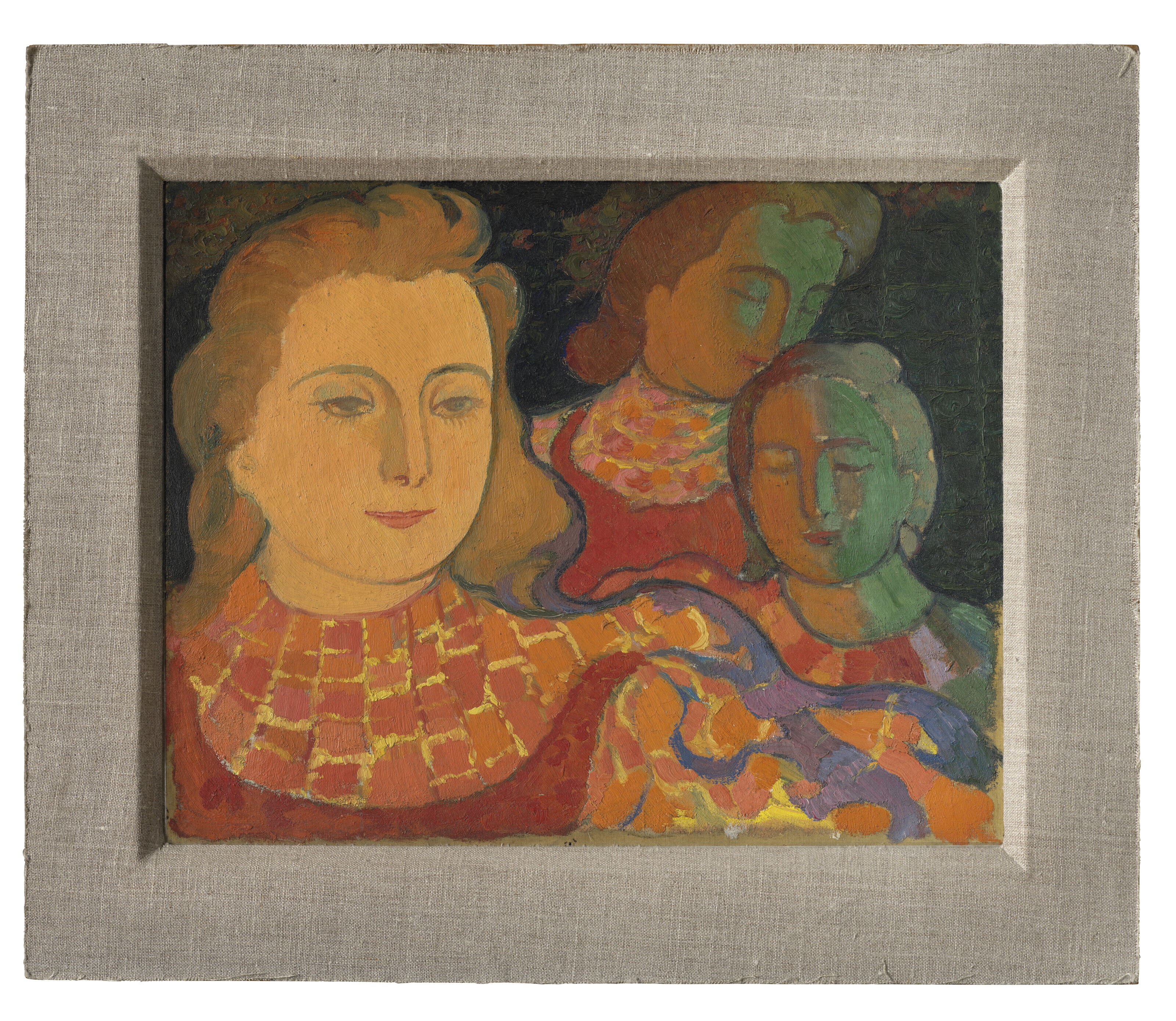 Maurice Denis — Молодые люди, которые сражаются с ангелами ( сзади ); Кладбище цветов ( сзади ), изображение 2