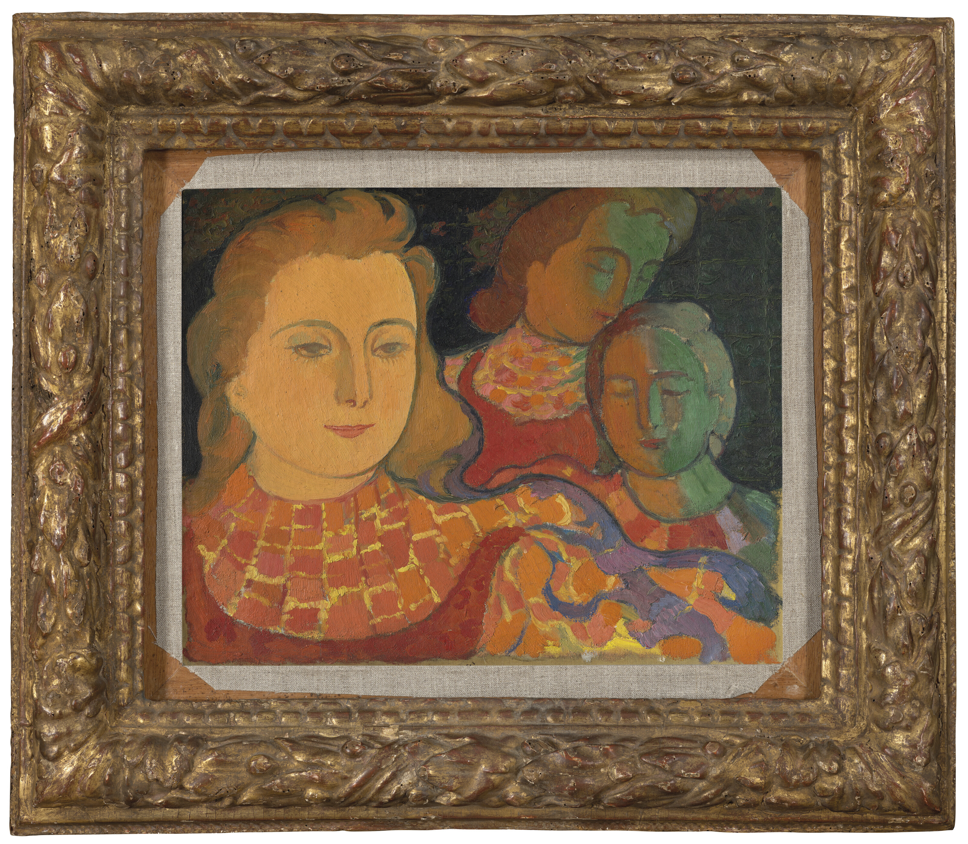 Maurice Denis — Молодые люди, которые сражаются с ангелами ( сзади ); Кладбище цветов ( сзади ), изображение 4