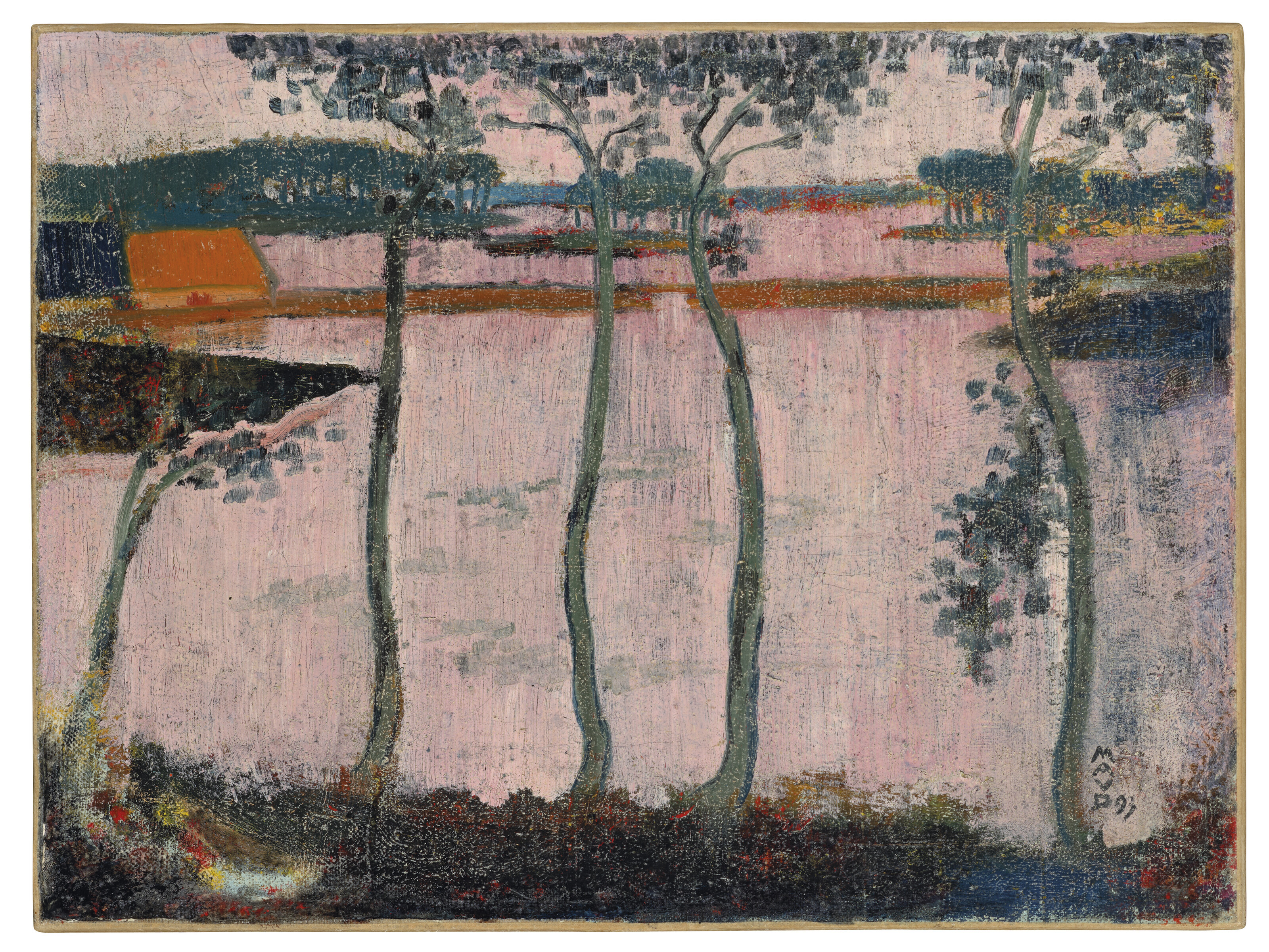 Maurice Denis — Красный остров Ла-Диг в Локтюди, изображение 2
