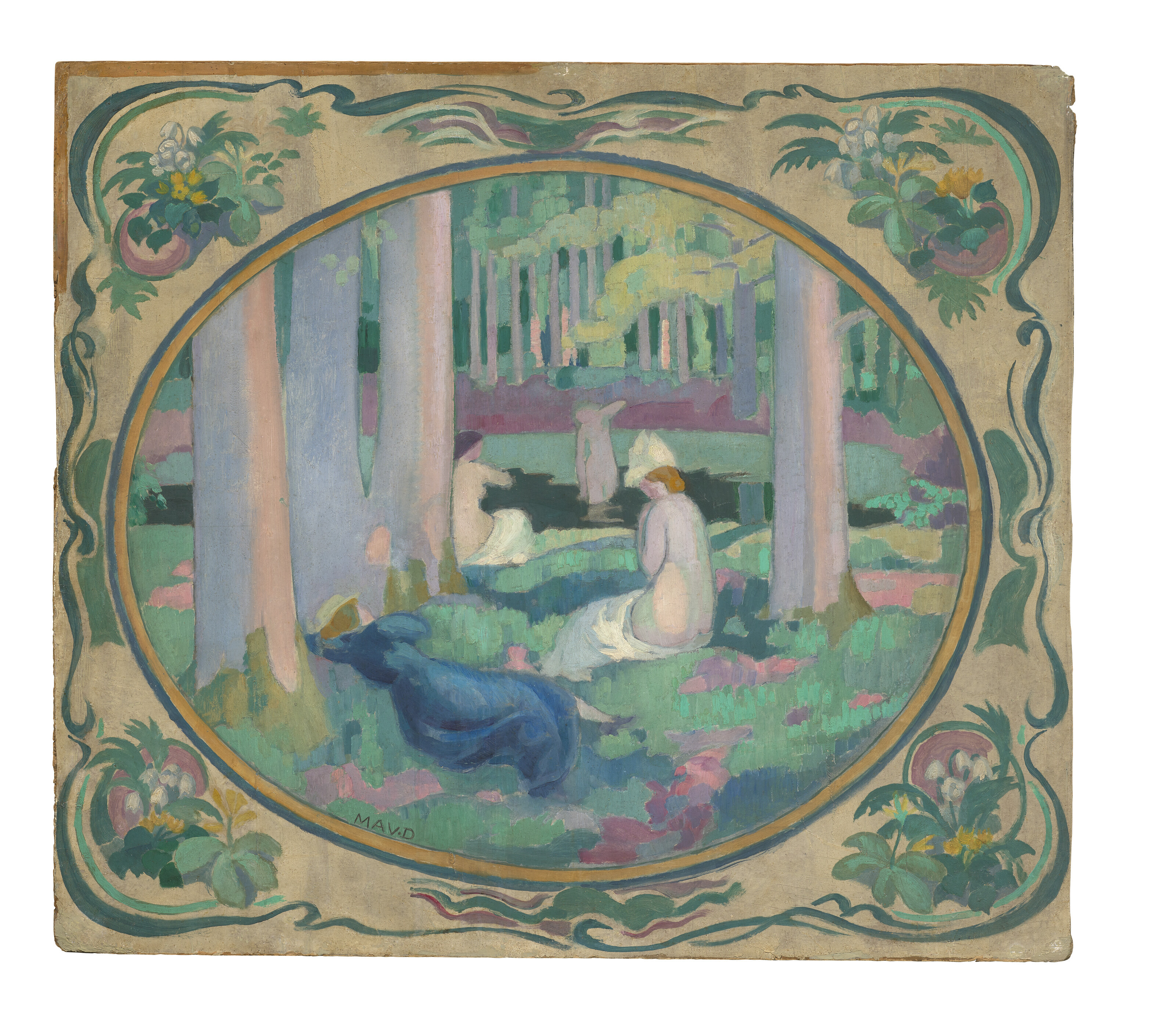 Maurice Denis — Танец в лесу (картонная коробка для выпечки), изображение 2