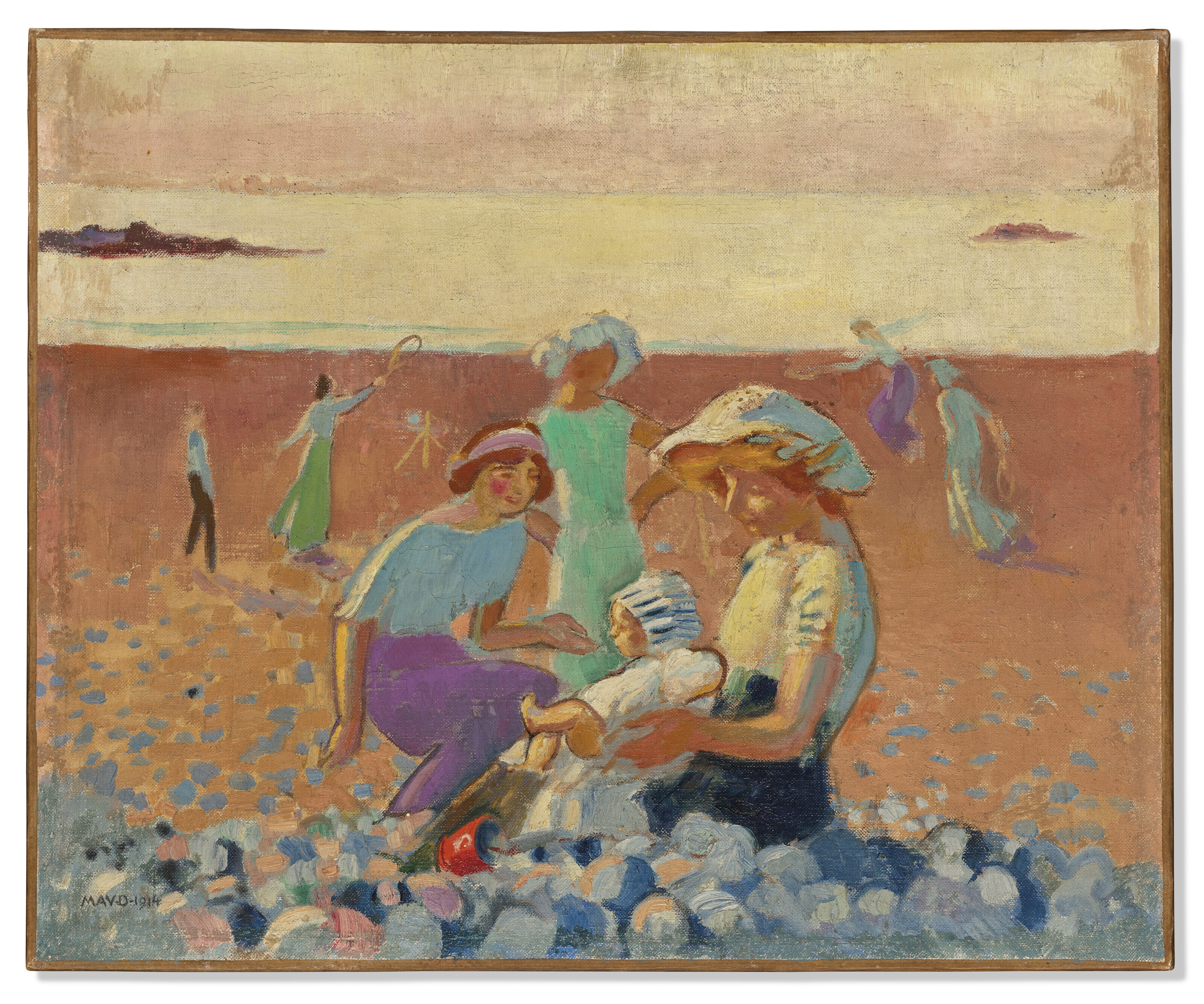 Maurice Denis — Маленький пляж рядом с Красавицей Жужу, изображение 2