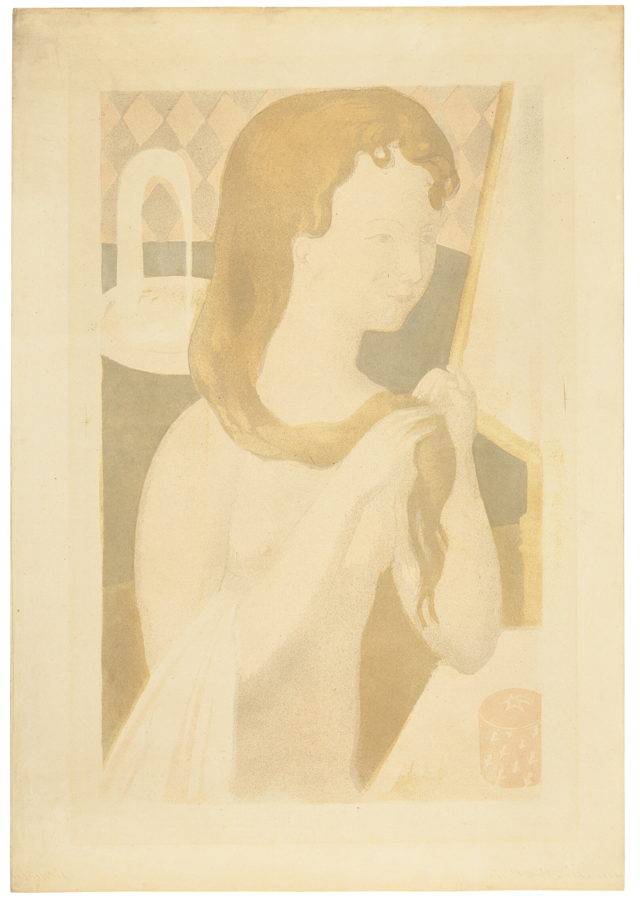 Maurice Denis — Девушка с фонтаном, девушка с туалетом, девушка с прической