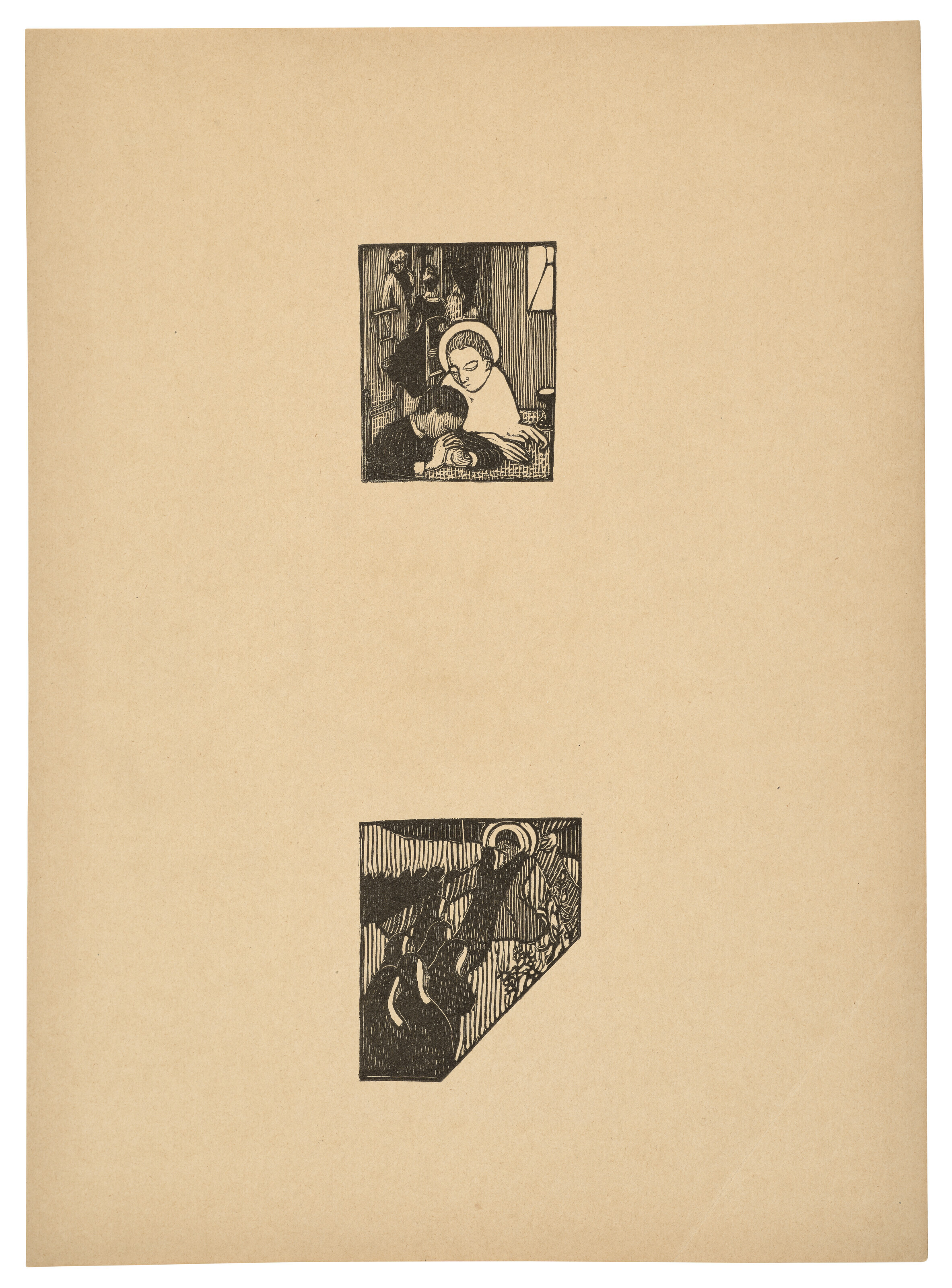 Maurice Denis — Мудрец ; ансамбль из четырех произведений, посвященных творчеству Поля Верлена
