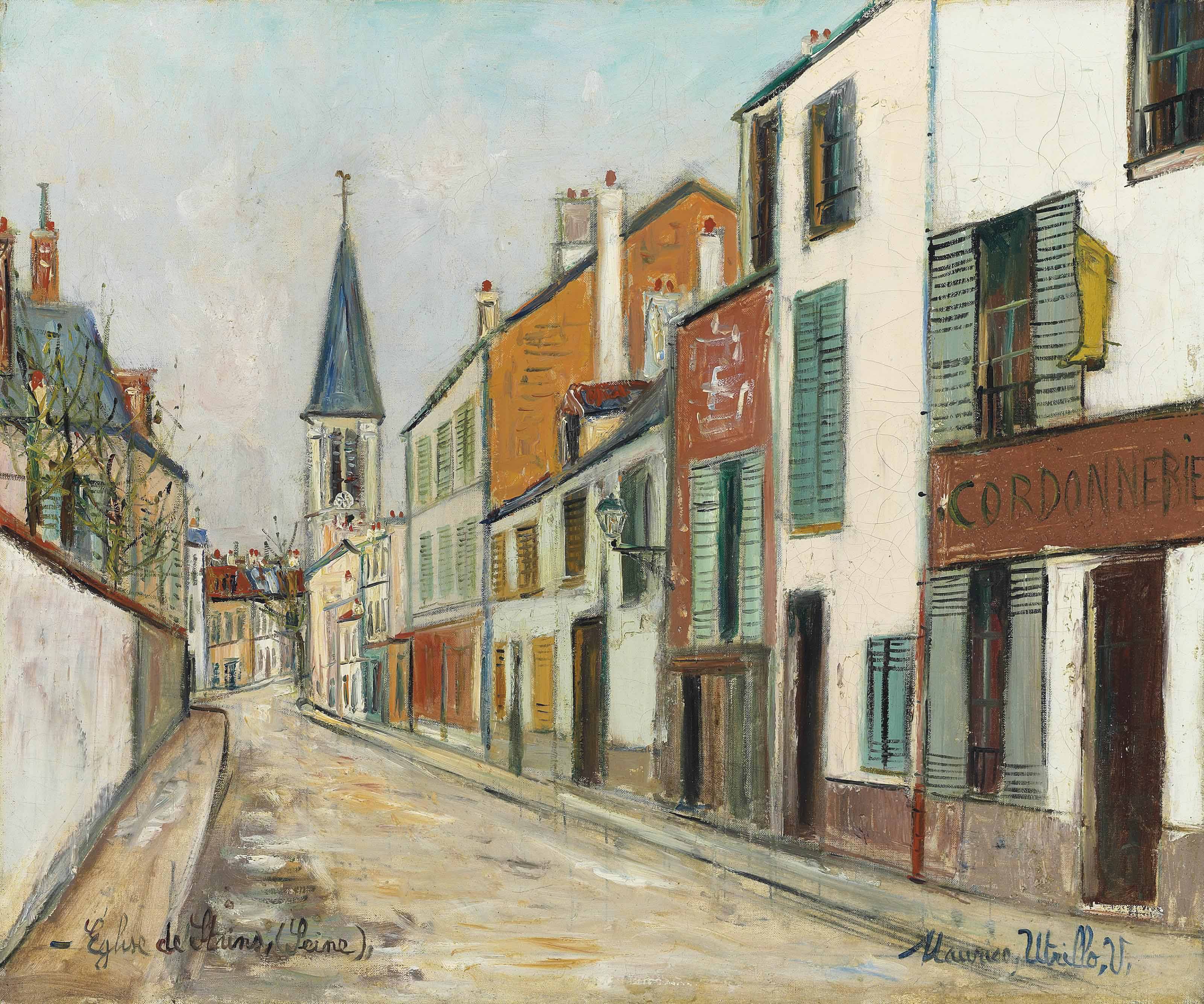 Maurice Denis — Улица Жан Дюран и л'Эглиз, Штайн (Сена-Сен-Дени)