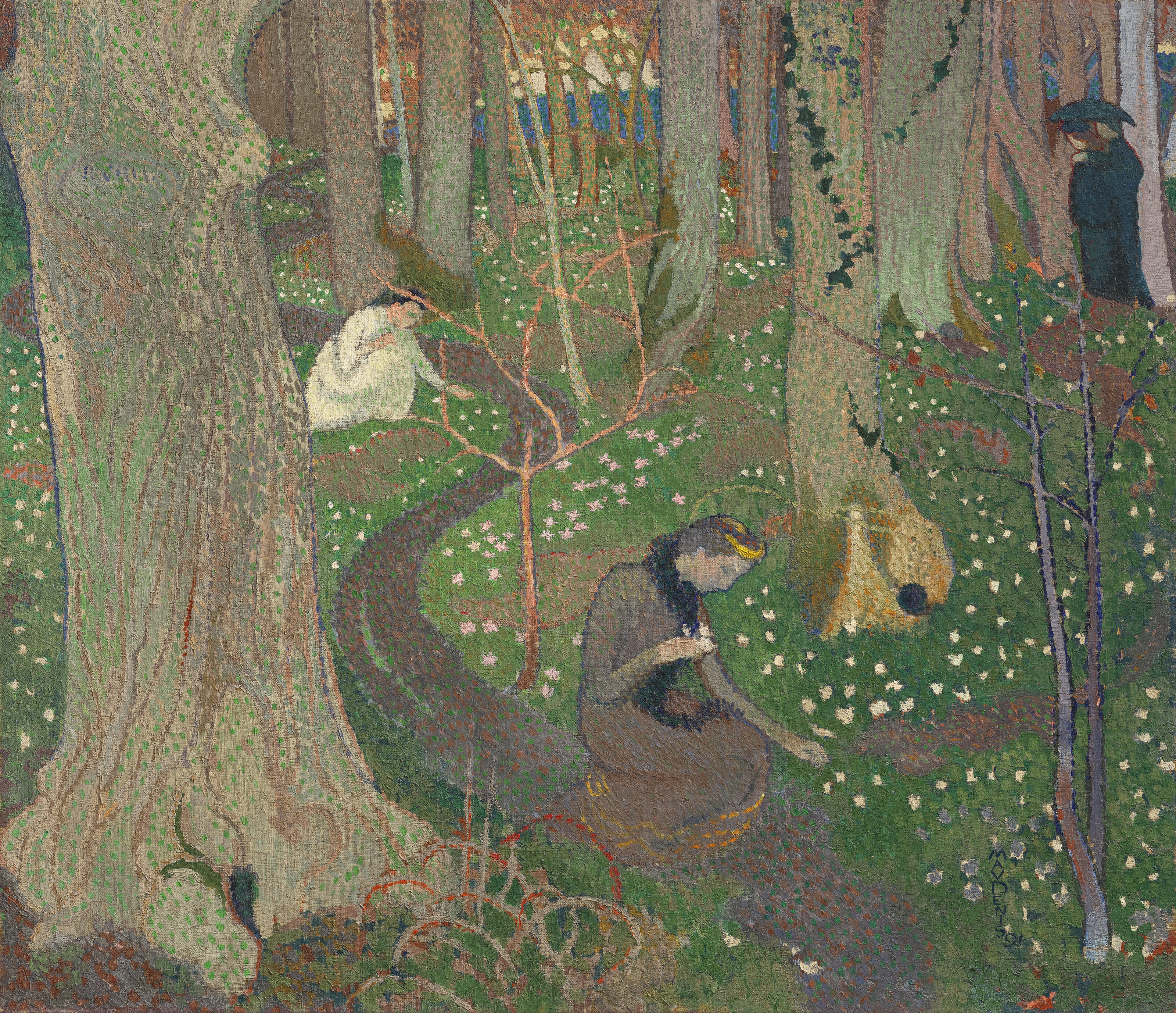 Maurice Denis — Аврил из "анемонов"