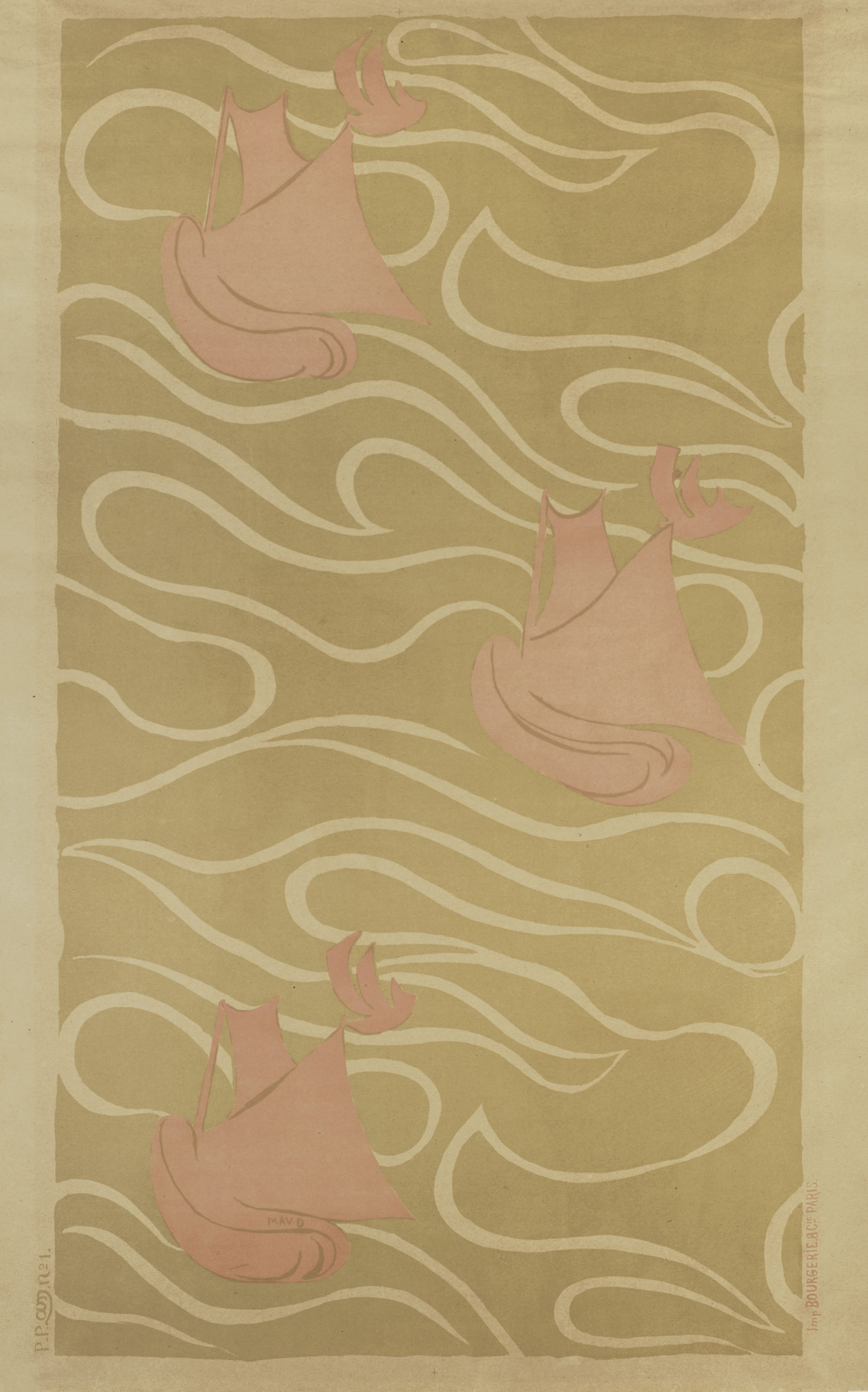 Maurice Denis — Розы-бато (папье-маше)