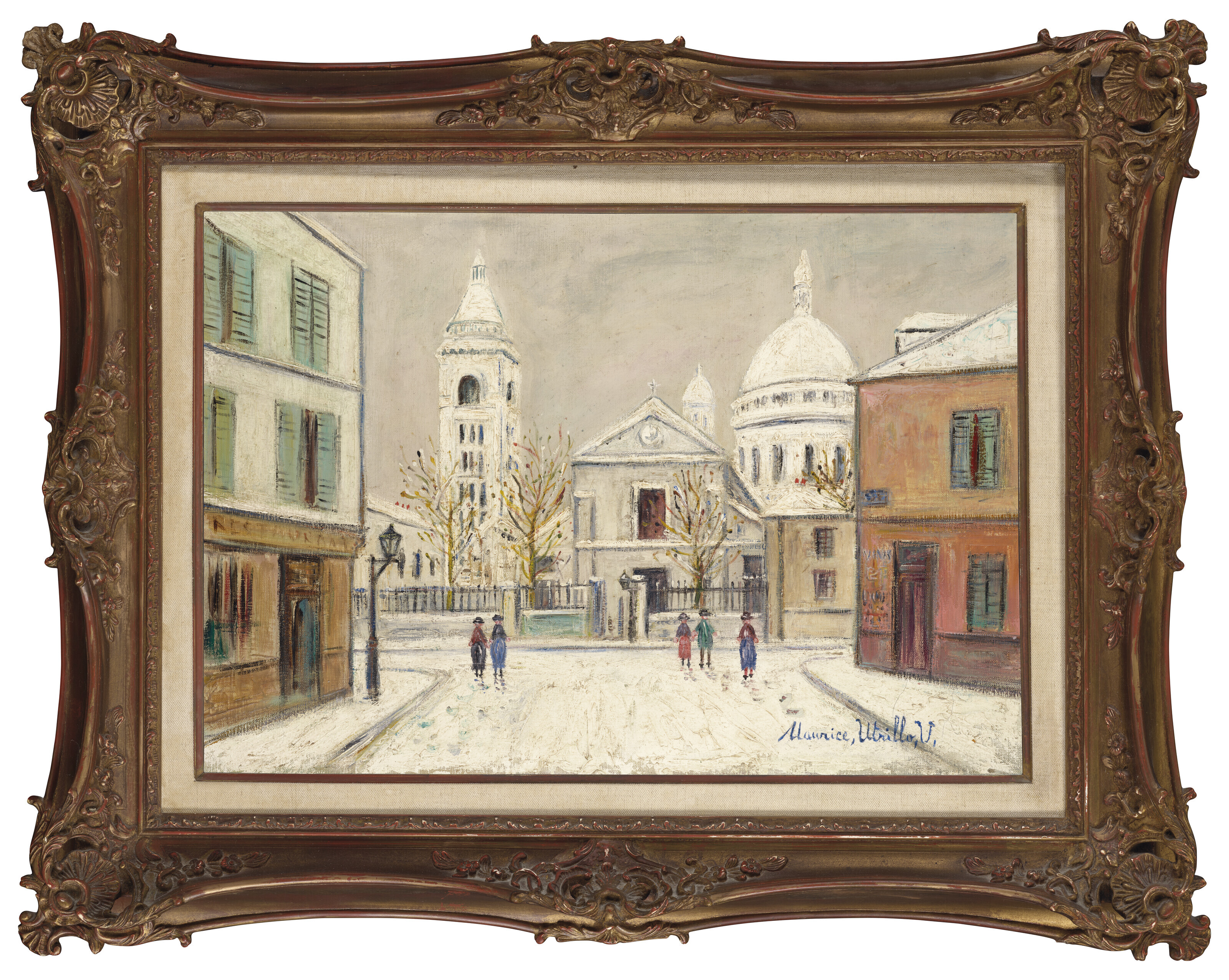 Maurice Utrillo — Площадь Тертр, совсем рядом, изображение 2