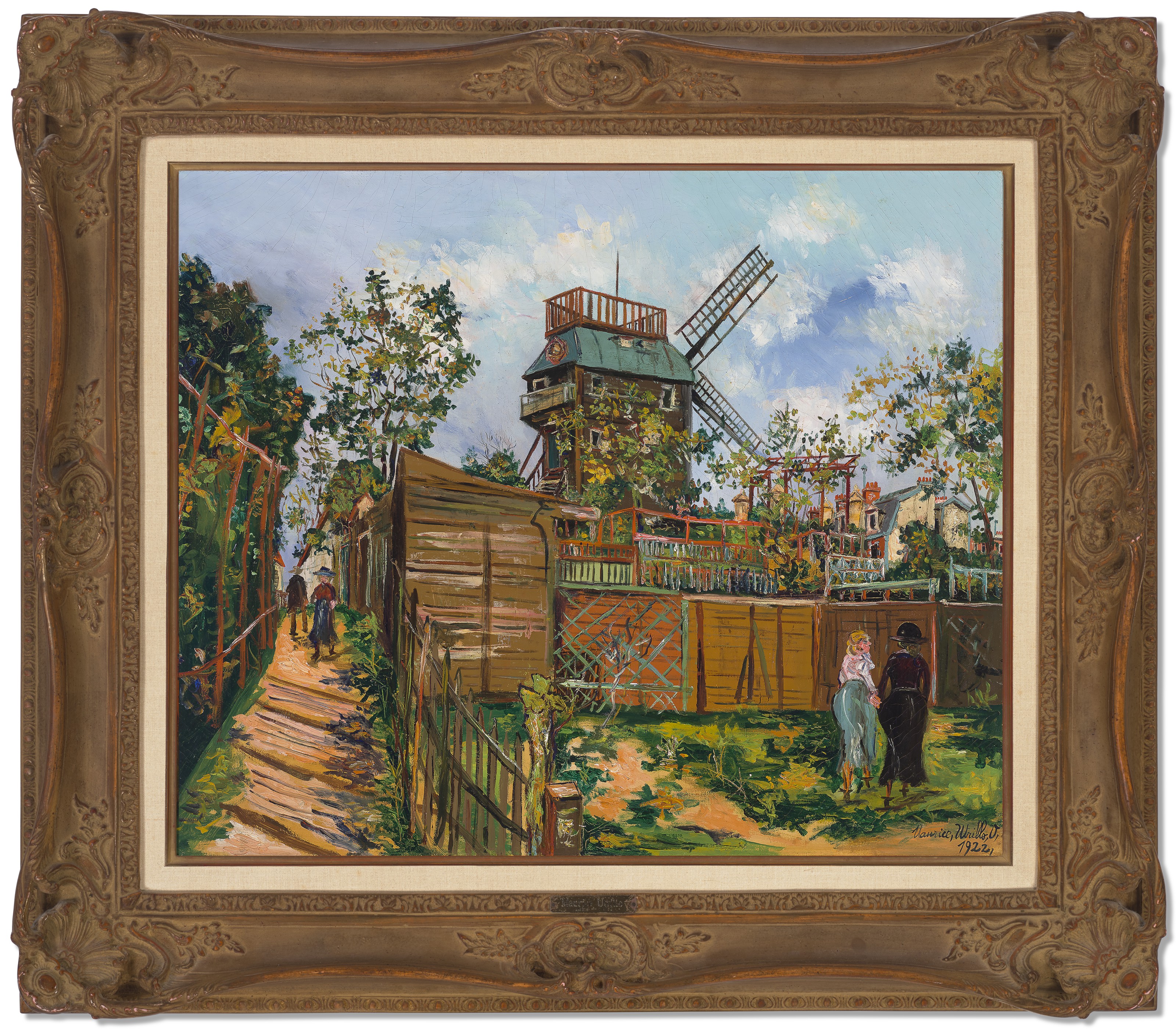 Maurice Utrillo — Мулен-де-ла-Галетт, Монмартр, изображение 2
