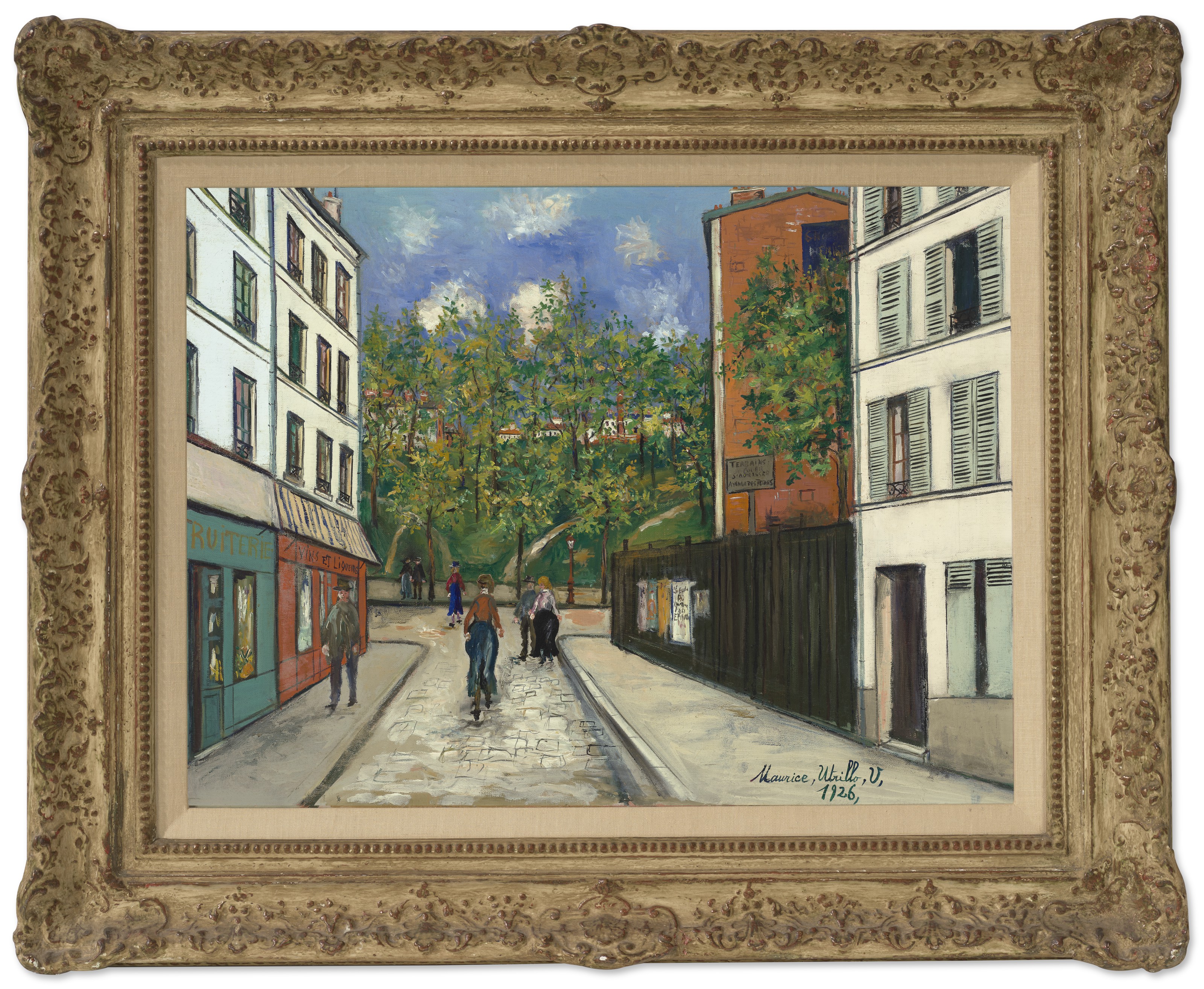 Maurice Utrillo — Улица Парижа и фортификационных сооружений, изображение 2