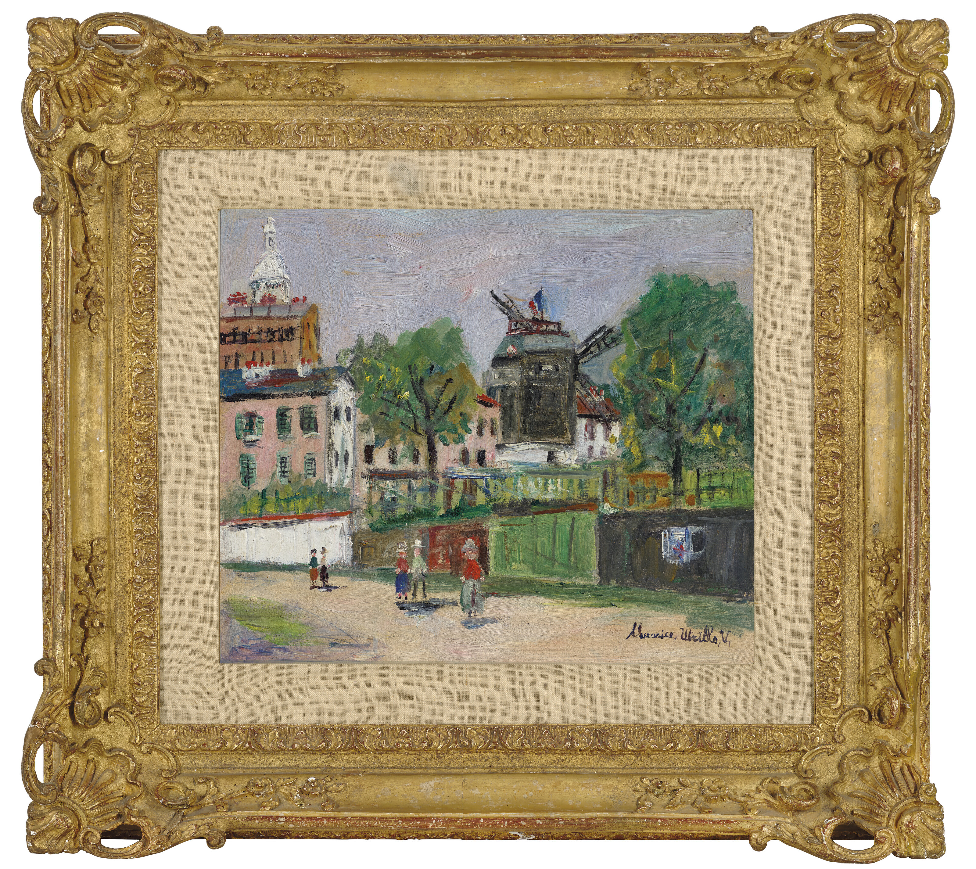 Maurice Utrillo — Мулен-де-ла-Галетт на Монмартре, изображение 2