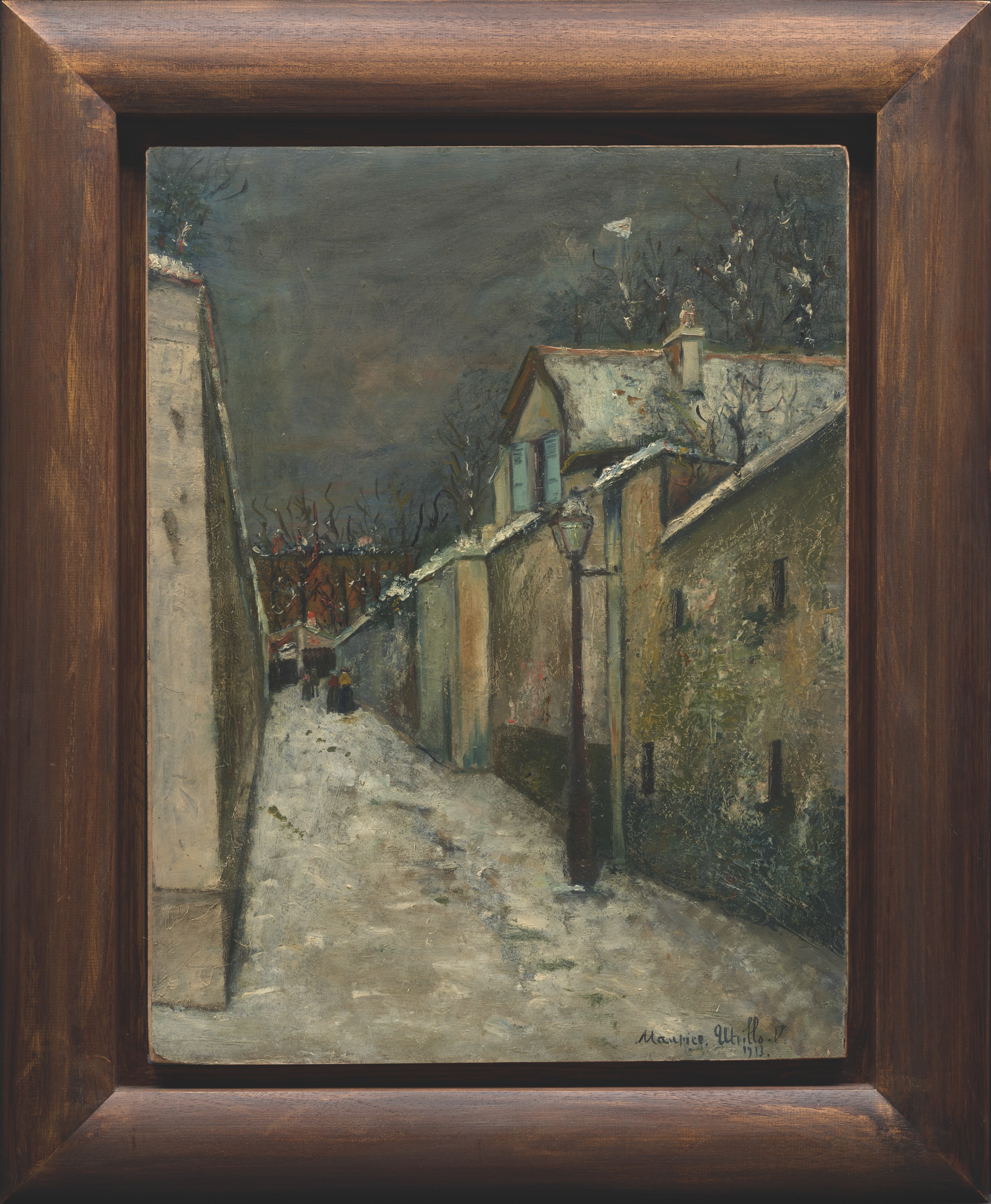Maurice Utrillo — Улица Сен-Венсан-су-ла-неж, Монмартр, изображение 3