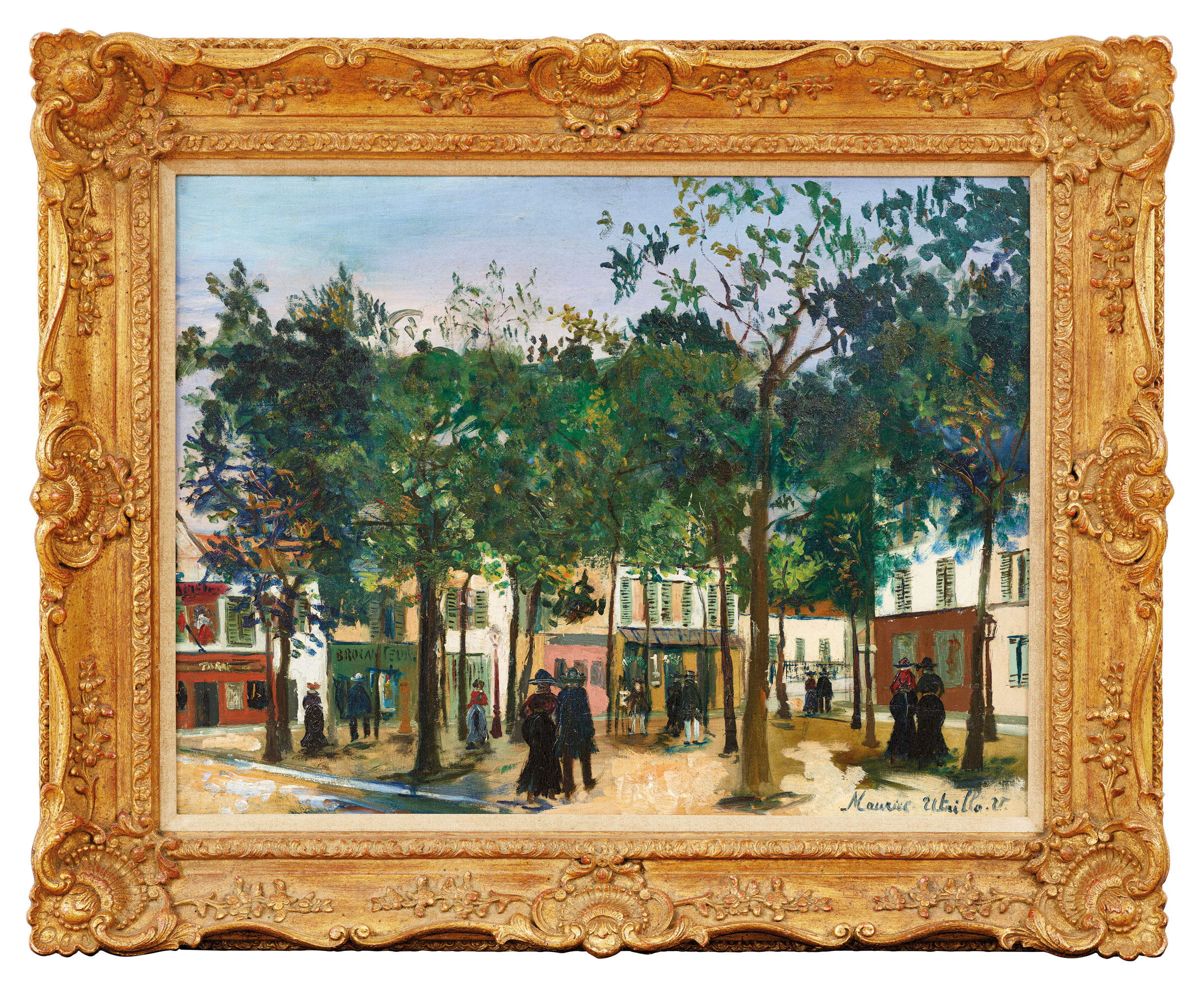 Maurice Utrillo — Площадь Тертр на Монмартре, изображение 2