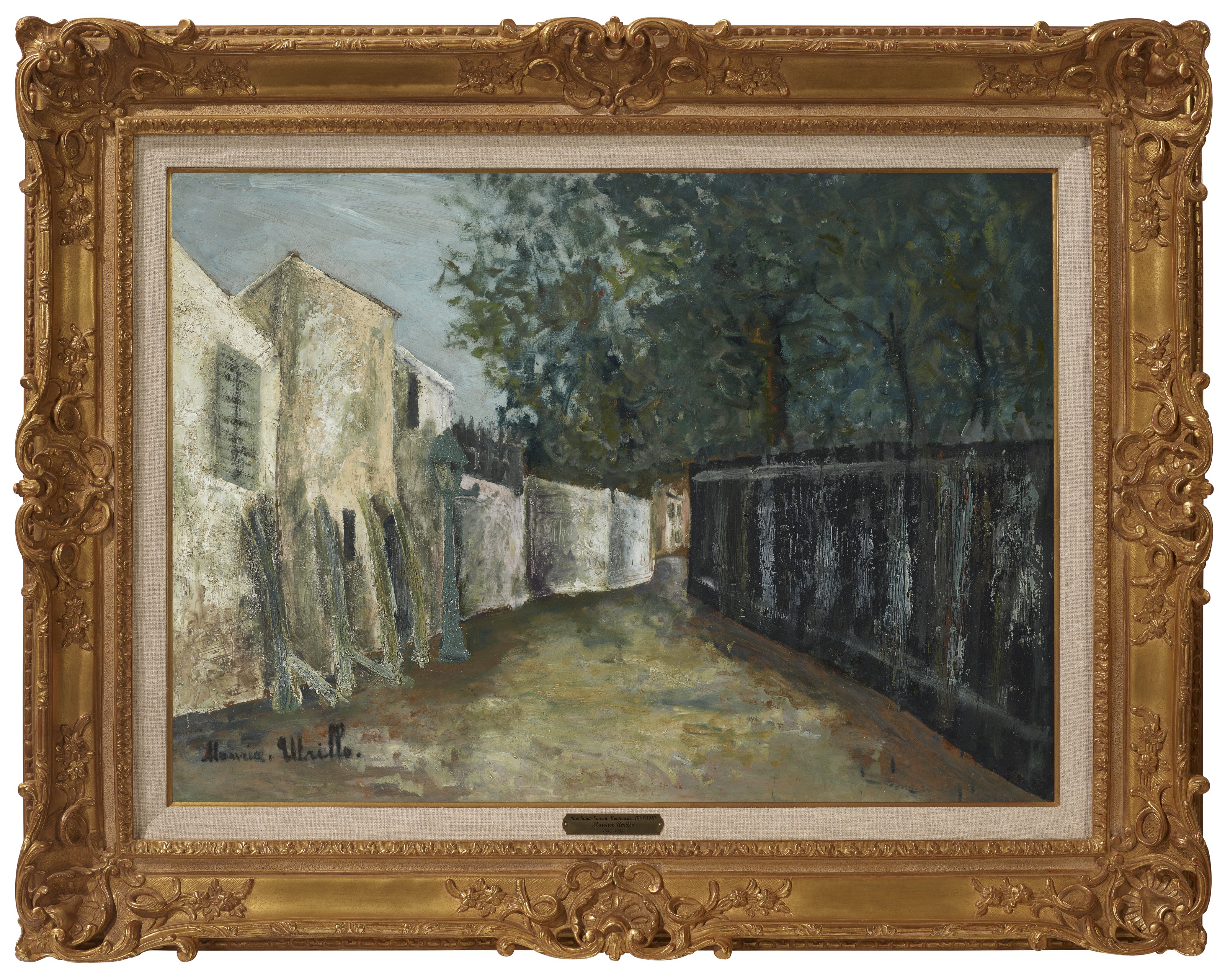 Maurice Utrillo — Улица Сен-Венсан, Монмартр, изображение 2