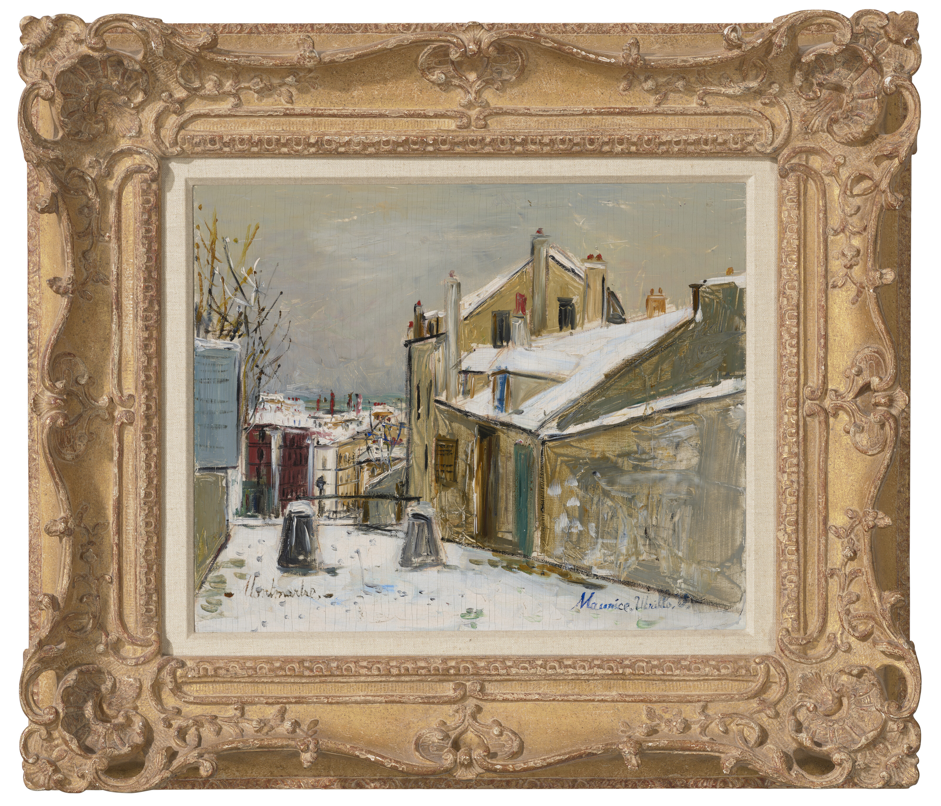 Maurice Utrillo — Дом Мими Пинсон на Монмартре, совсем рядом, изображение 3