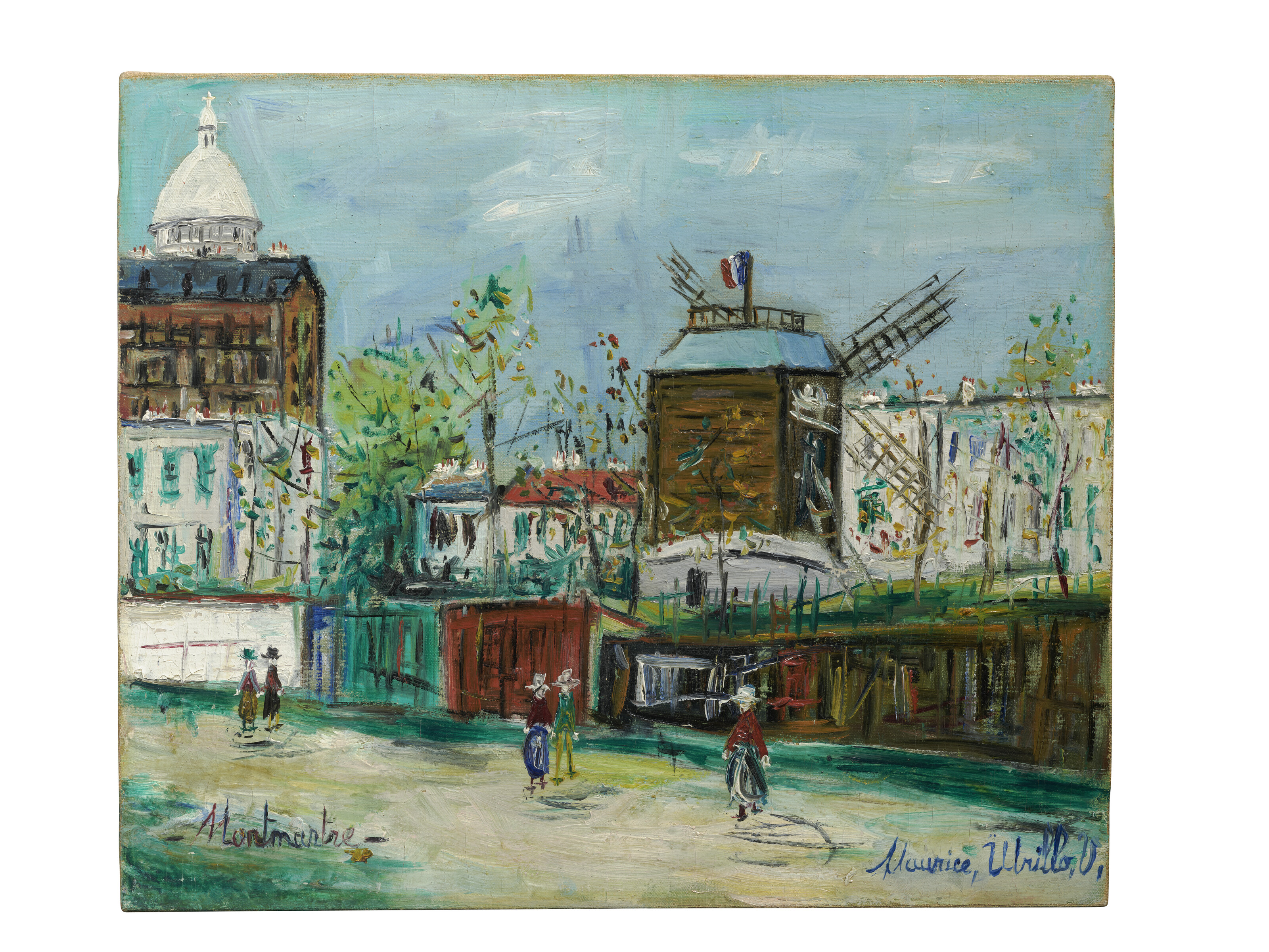 Maurice Utrillo — Мулен-де-ла-Галетт на Монмартре, изображение 2