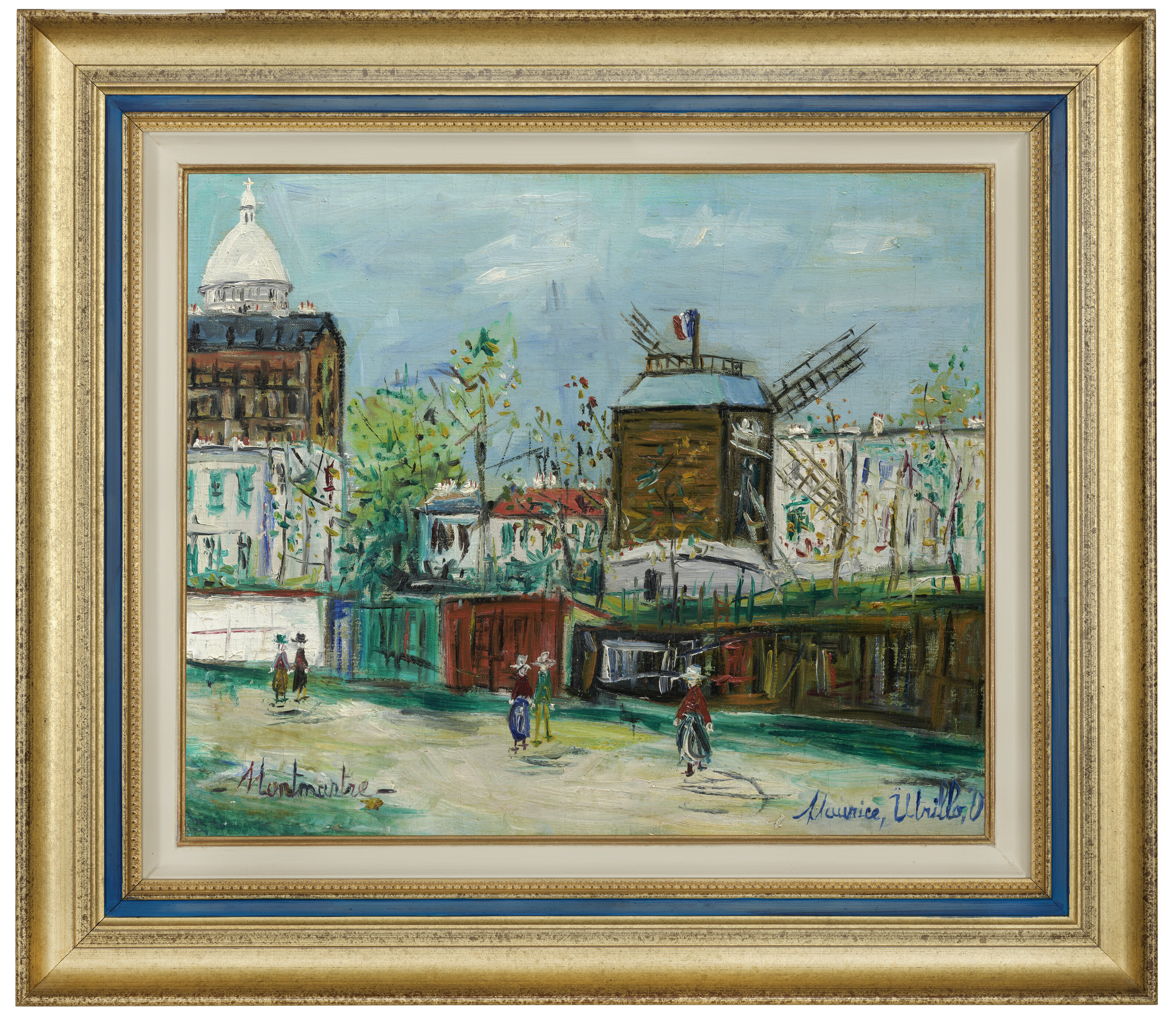 Maurice Utrillo — Мулен-де-ла-Галетт на Монмартре, изображение 4