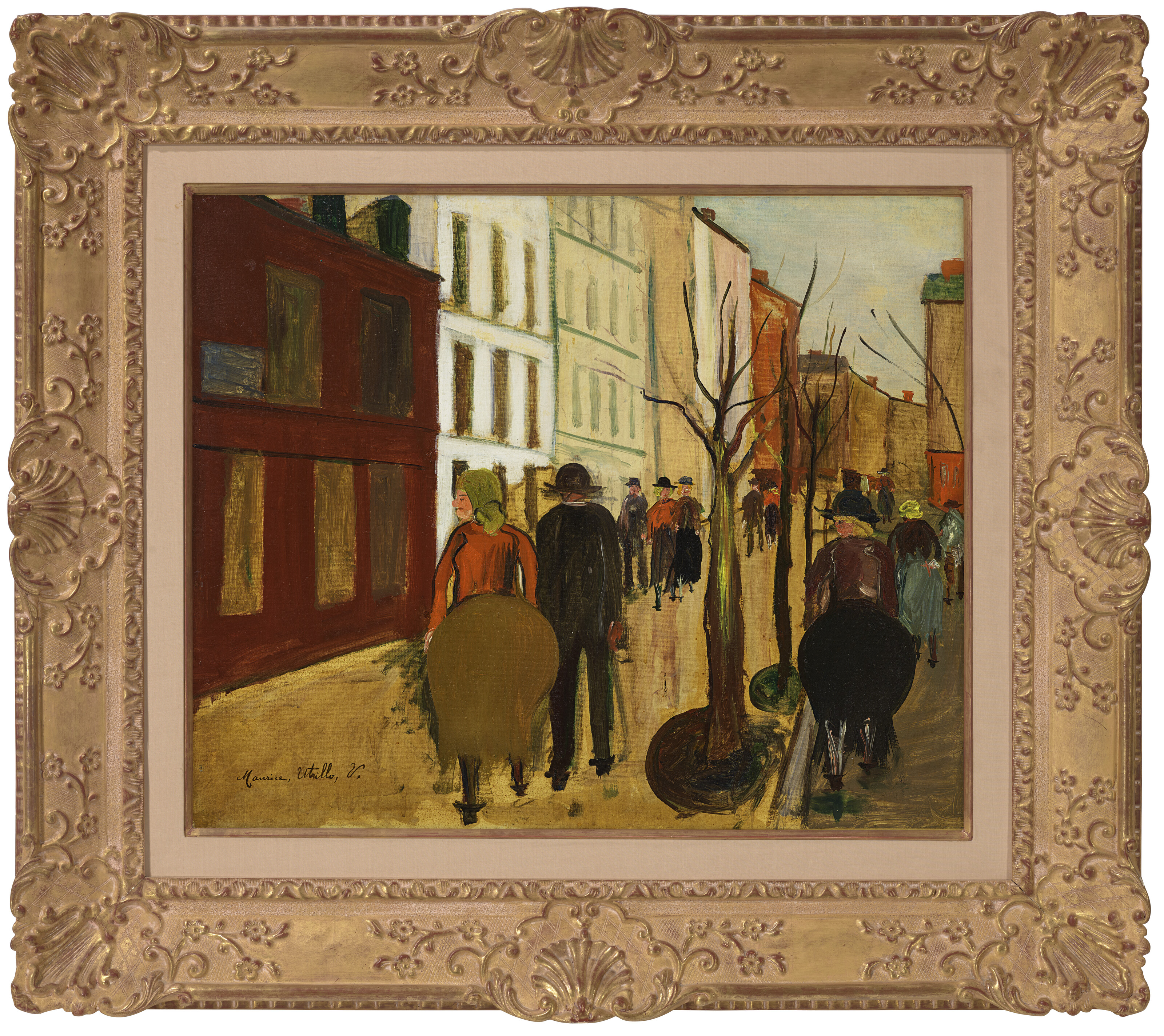 Maurice Utrillo — Улица на Монмартре, изображение 3