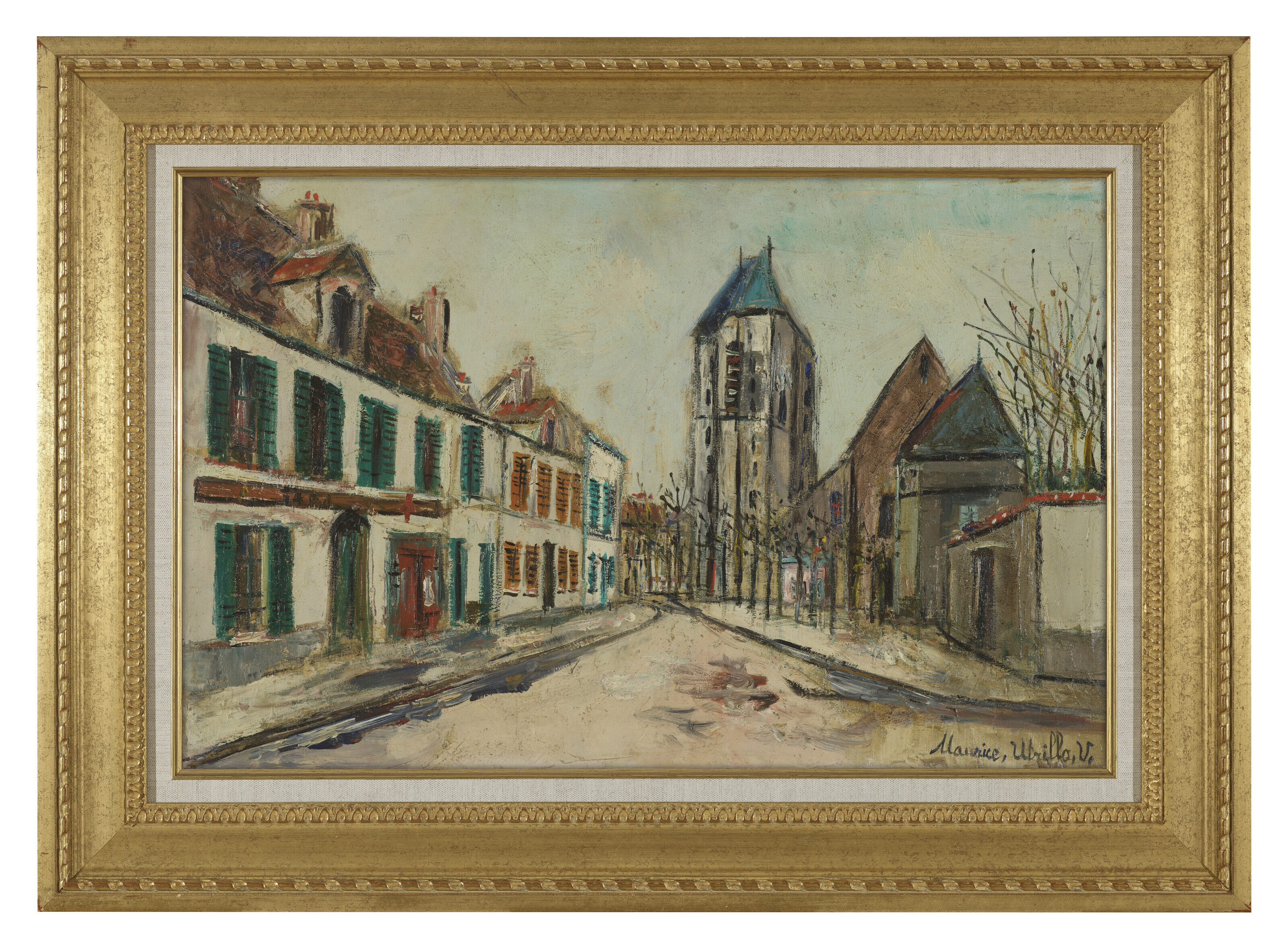 Maurice Utrillo — Деревенская улица, изображение 2