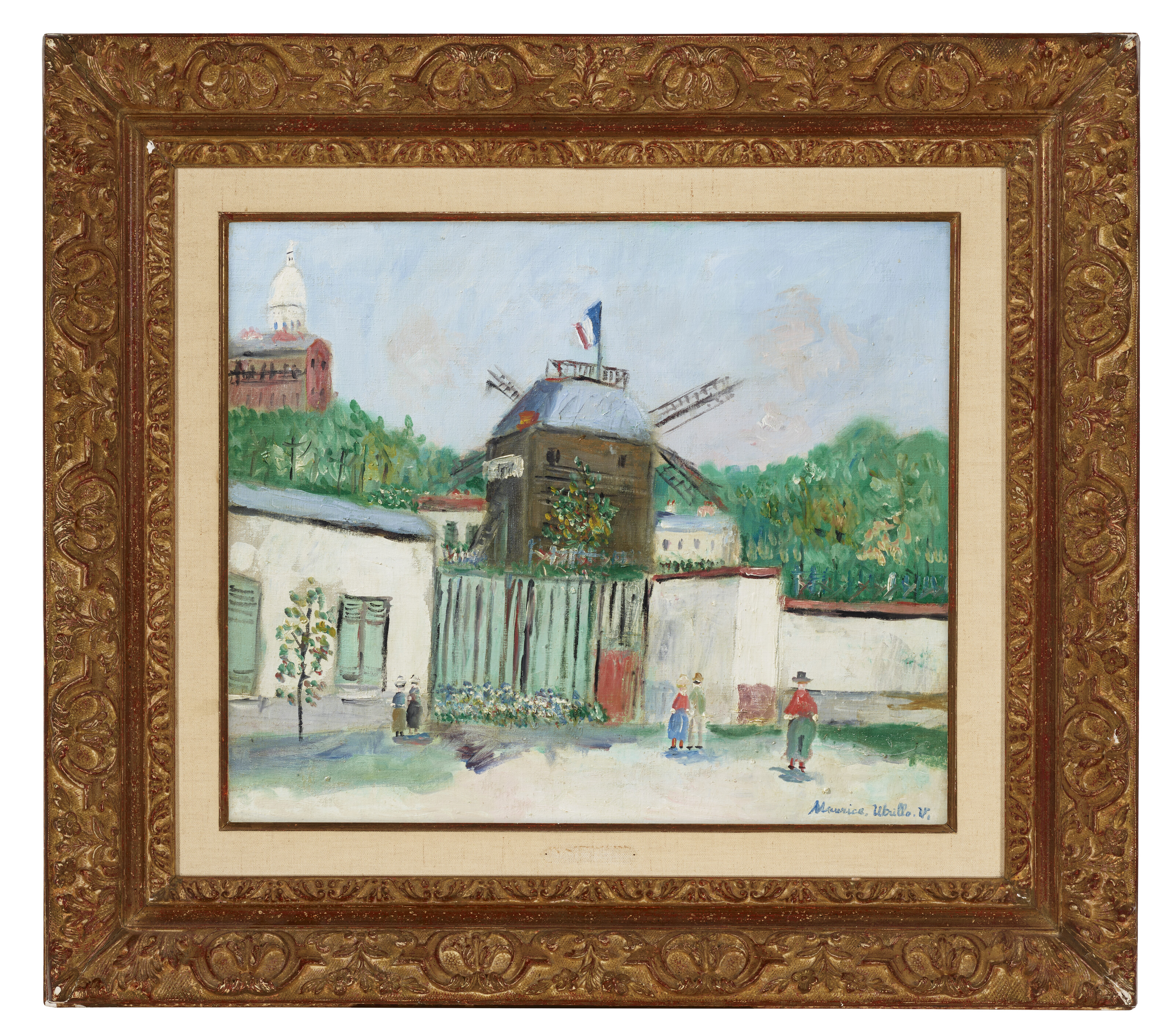 Maurice Utrillo — Мулен-де-ла-Галетт, Монмартр, изображение 3
