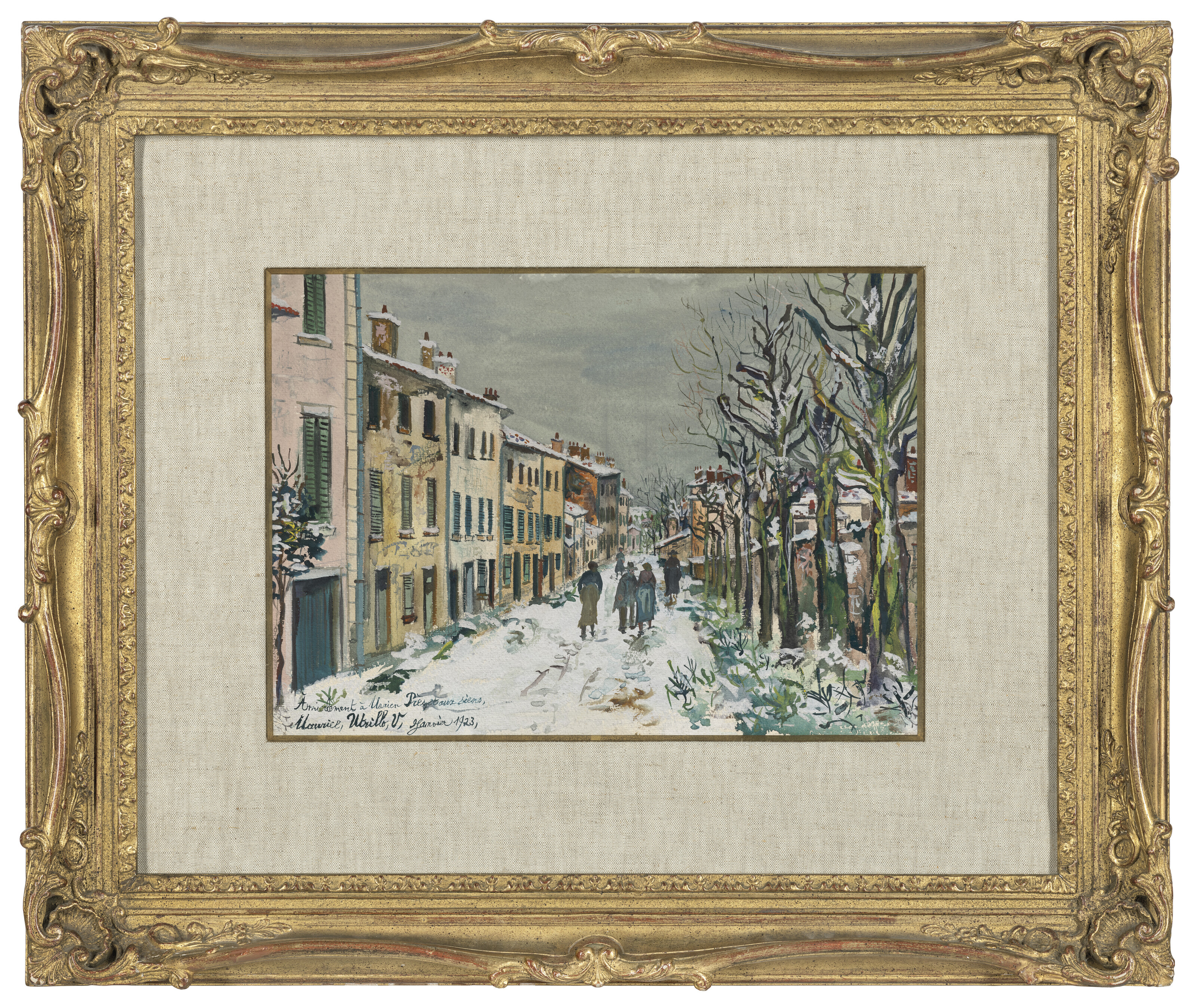 Maurice Utrillo — Улица су-ла-неж, изображение 2