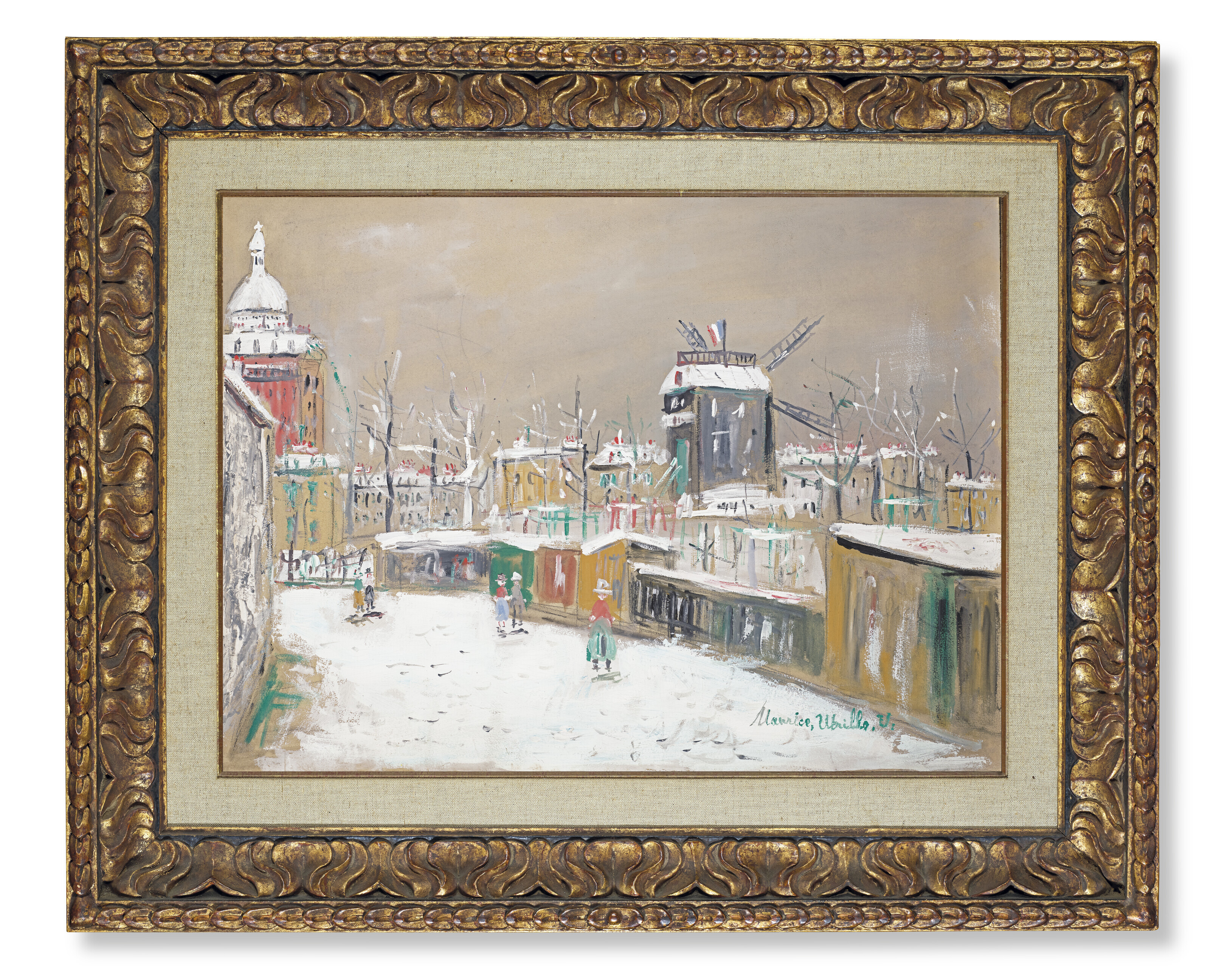 Maurice Utrillo — Мулен-де-ла-Галетт у самой границы, изображение 4