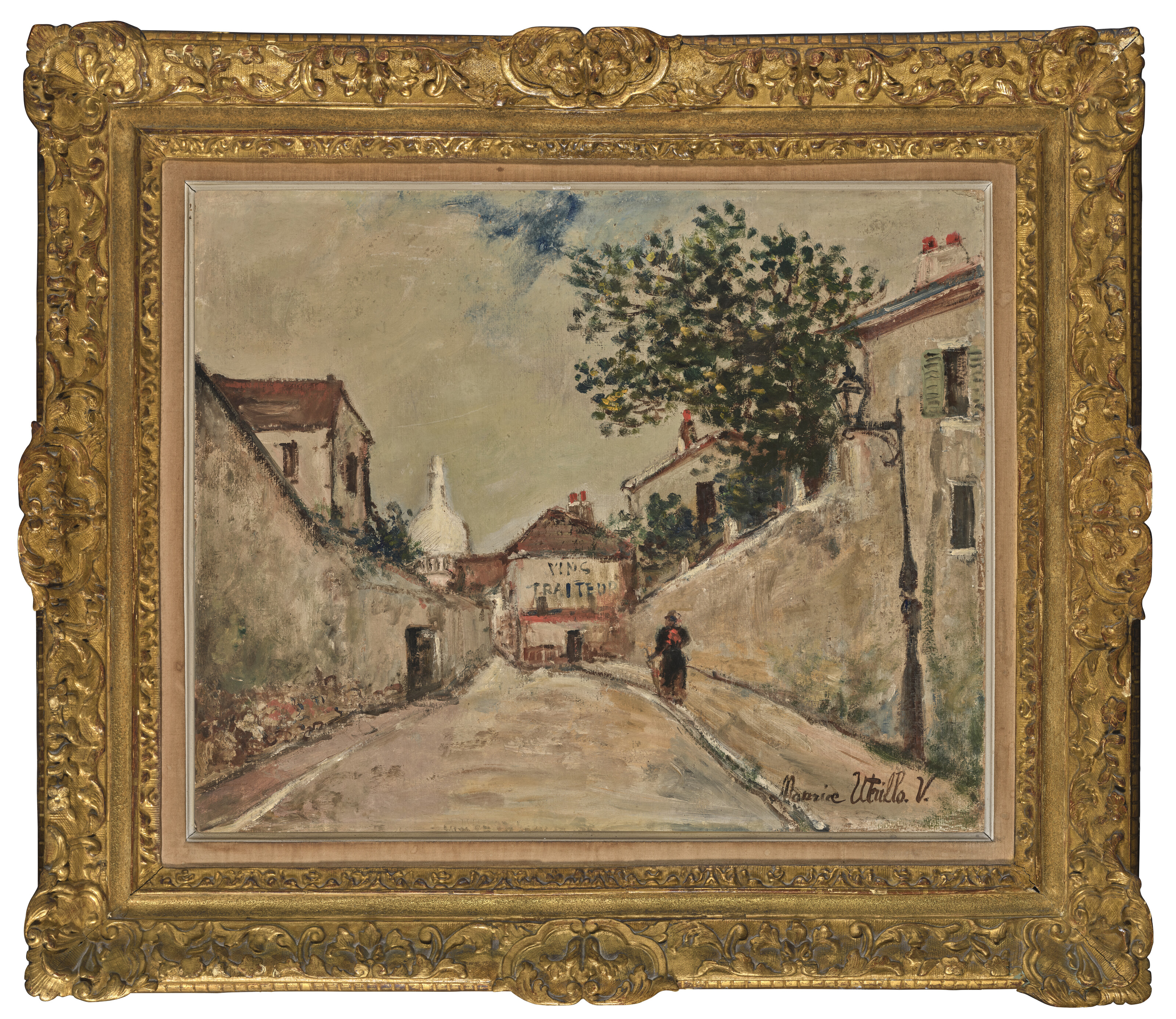Maurice Utrillo — Улица Норвин на Монмартре, изображение 4