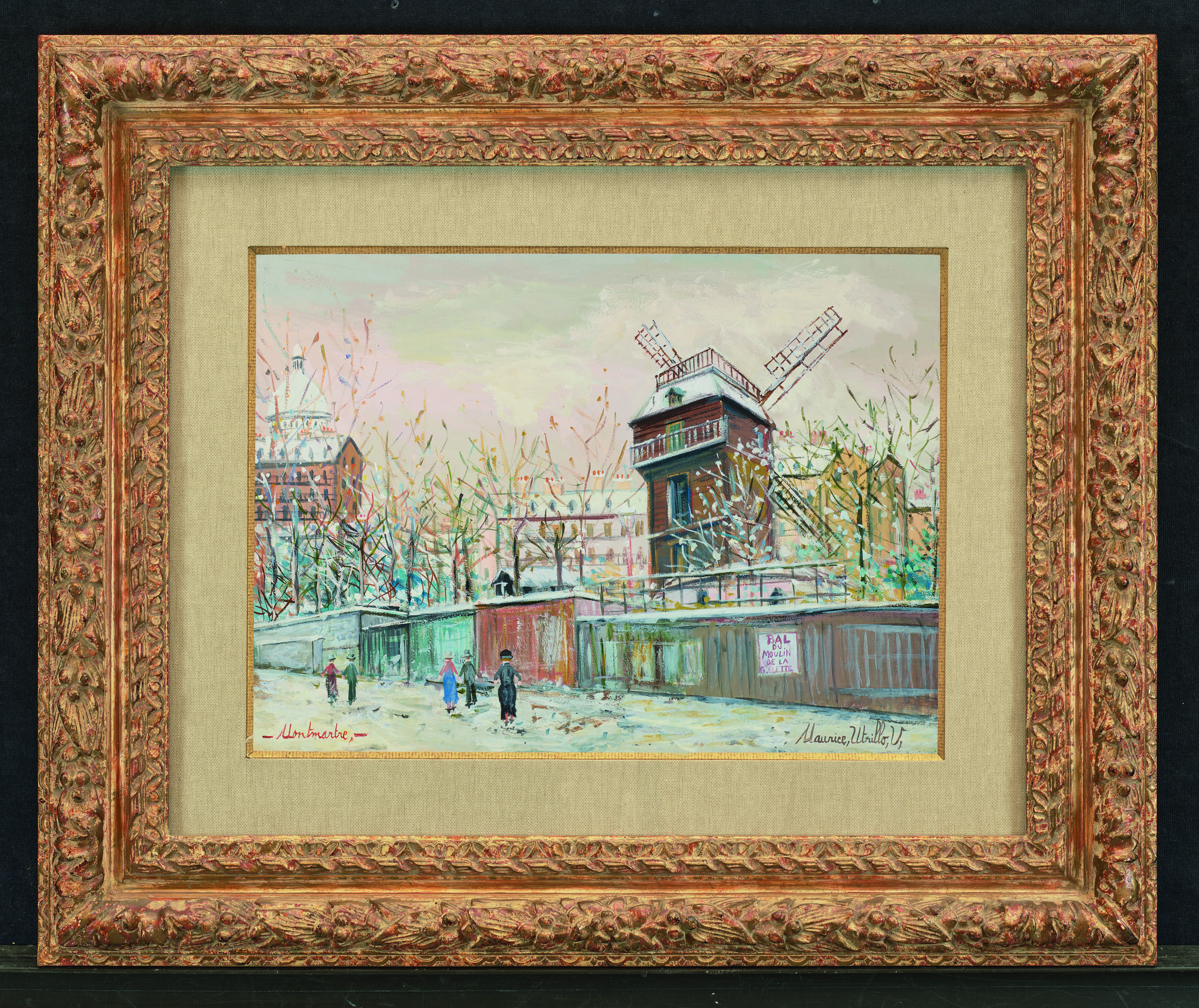 Maurice Utrillo — Мулен-де-ла-Галетт у самой границы, изображение 2