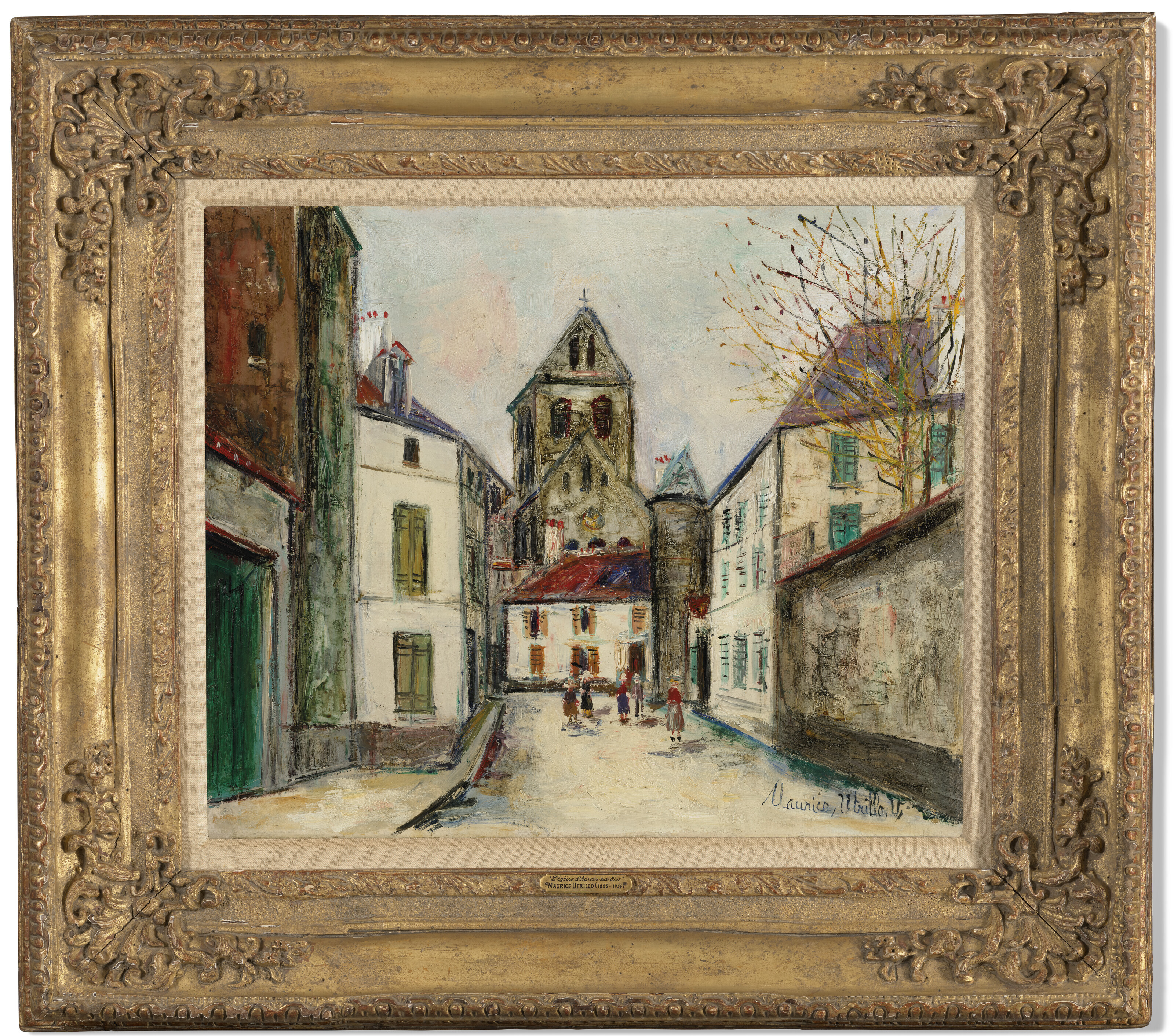 Maurice Utrillo — Церковь Маризи-Сент-Женевьев, улица Манталан, (Эна), изображение 4
