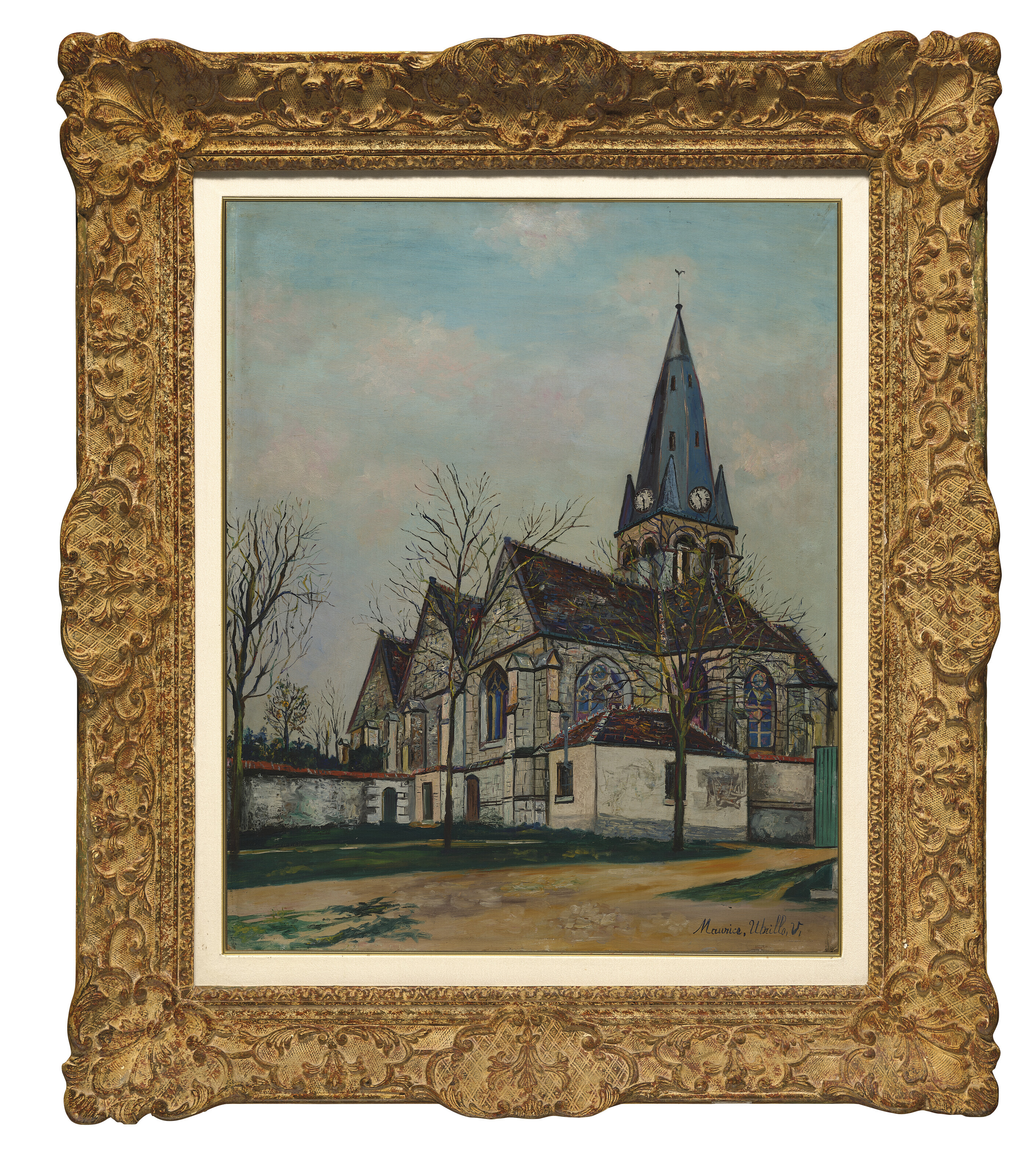 Maurice Utrillo — Церковь Мароля (Эна), изображение 4