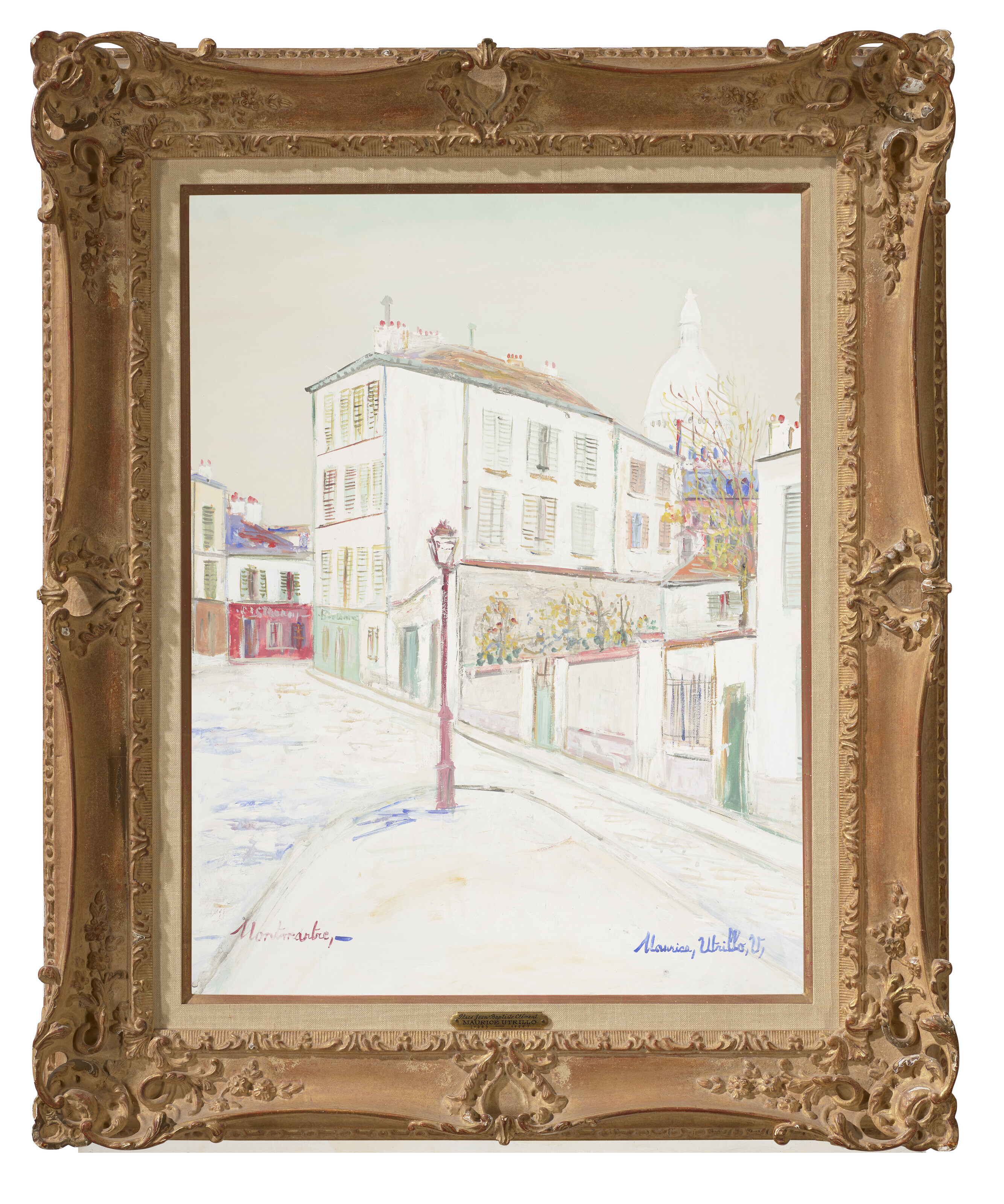 Maurice Utrillo — Площадь Жан-Батиста Клемана на Монмартре, изображение 2