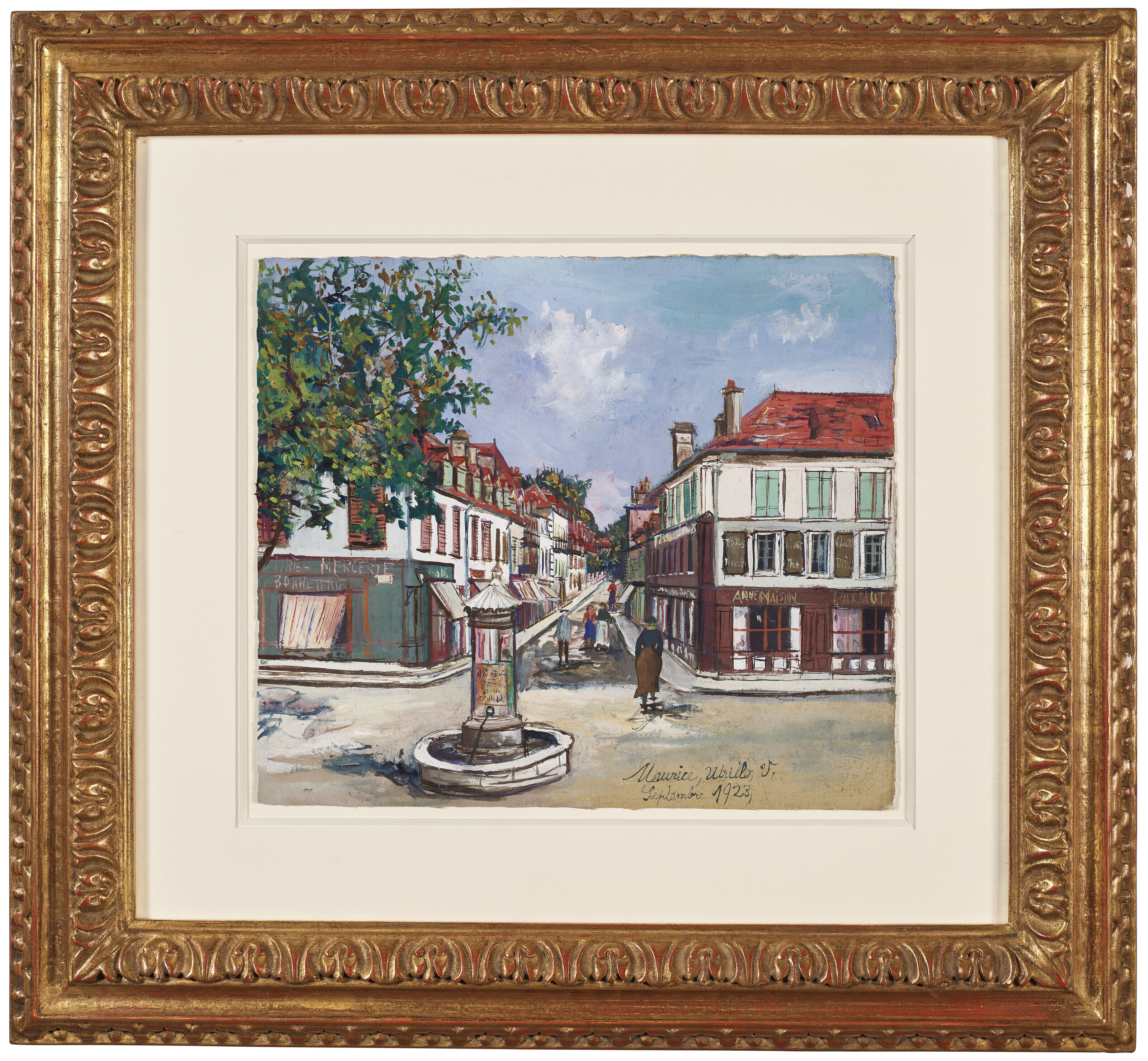 Maurice Utrillo — Площадь Сен-Пьер, Ортез, изображение 2
