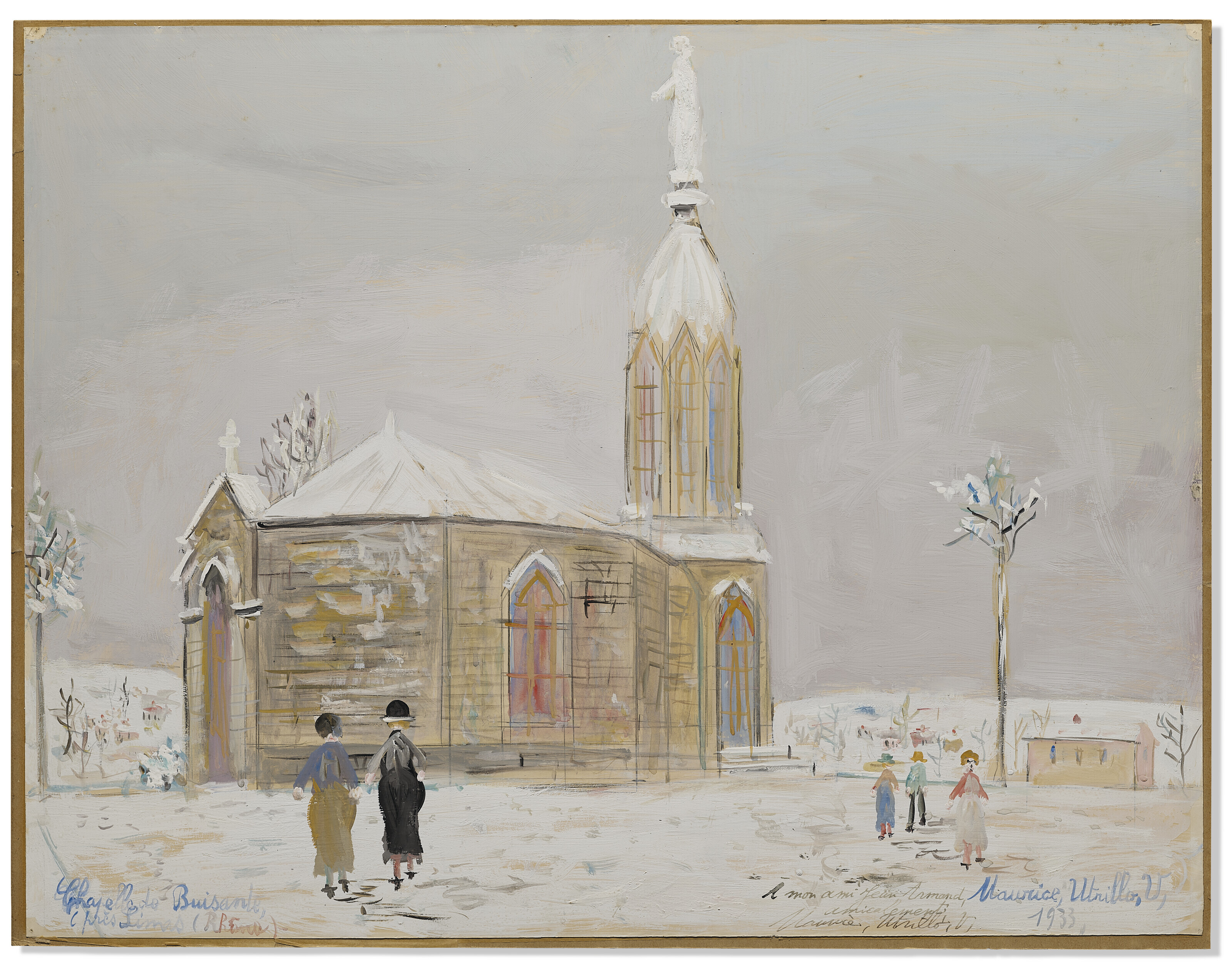 Maurice Utrillo — Часовня строителей (Рона), изображение 2