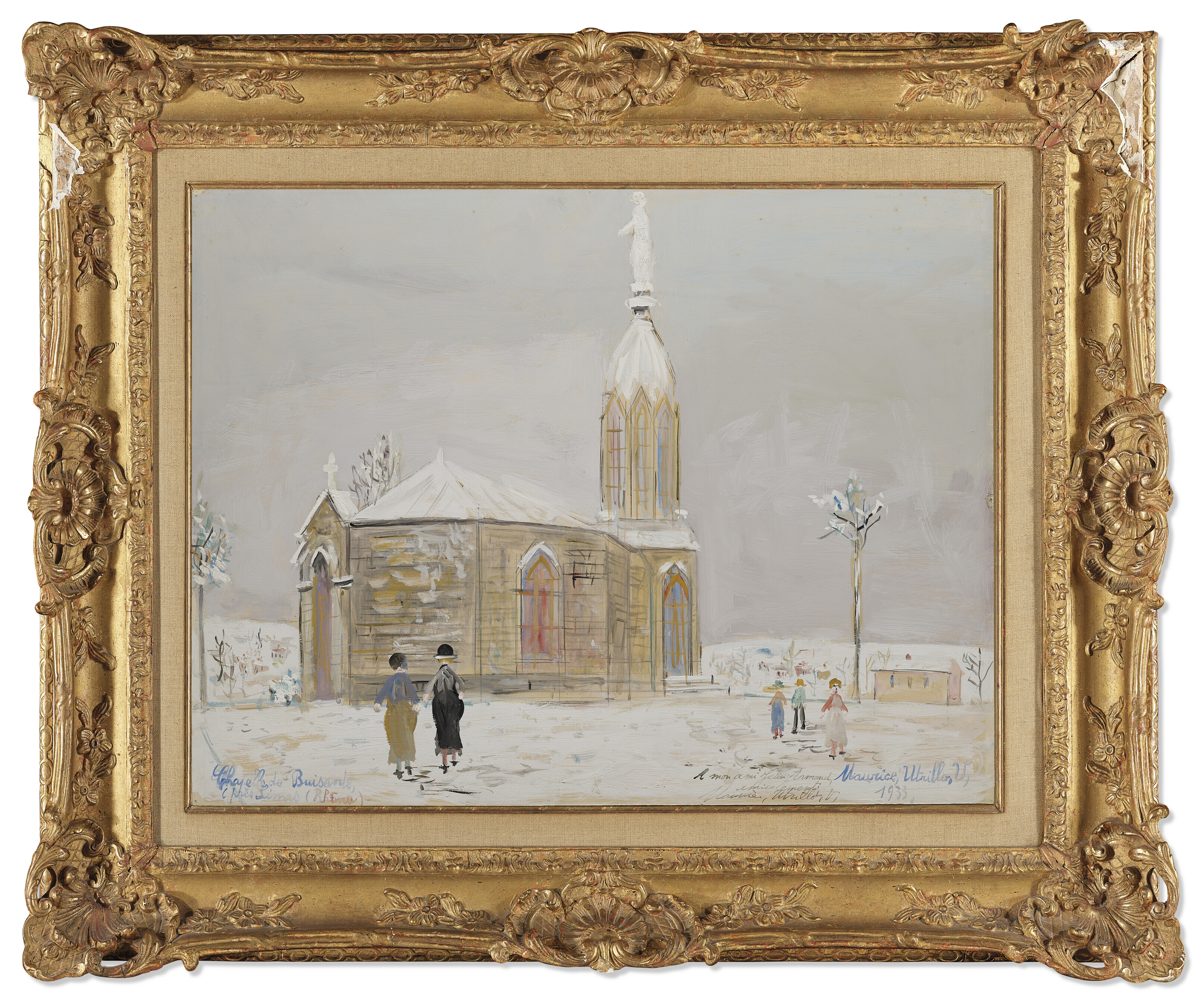 Maurice Utrillo — Часовня строителей (Рона), изображение 4