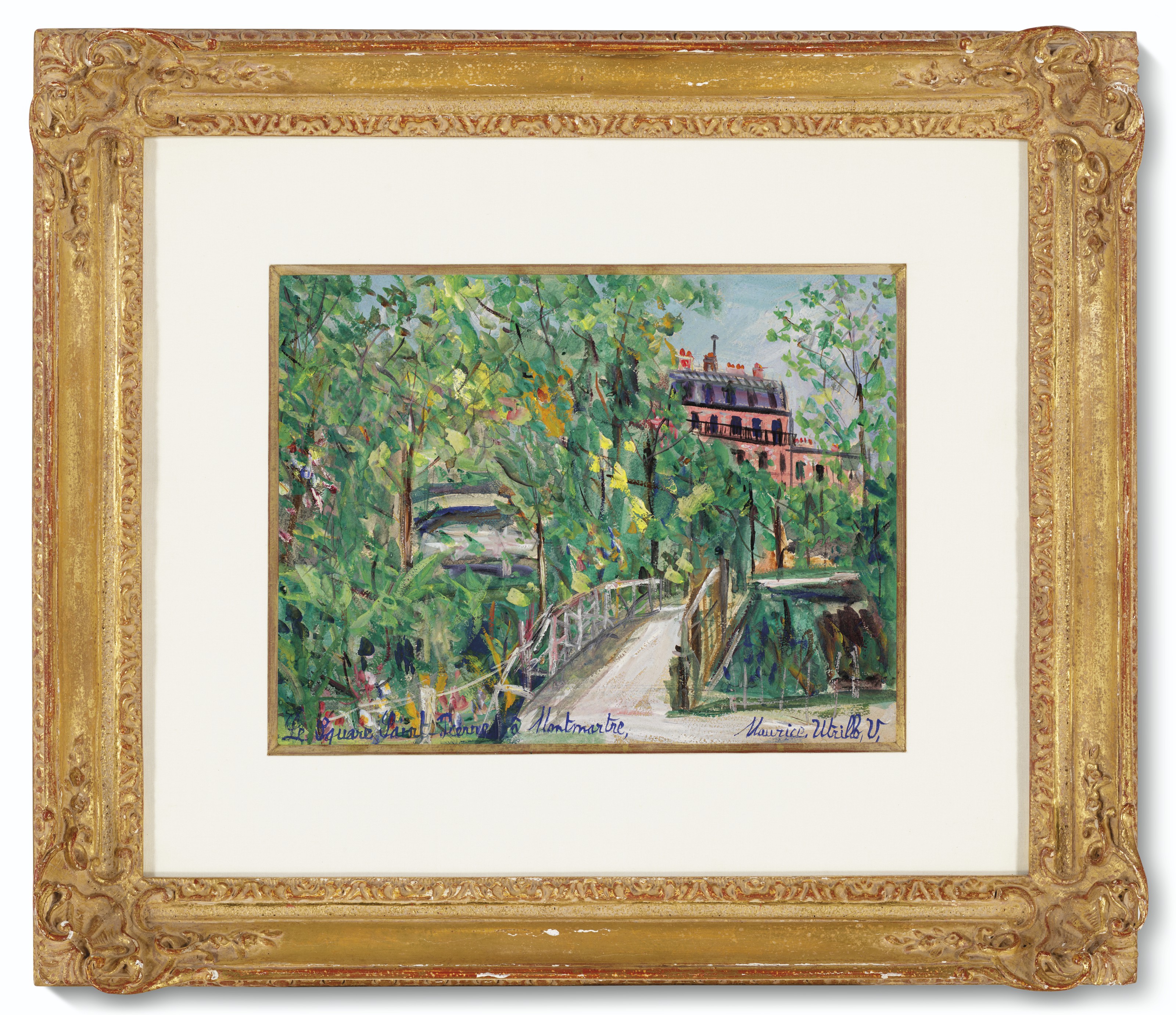 Maurice Utrillo — Площадь Сен-Пьер на Монмартре, изображение 2